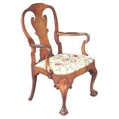 18th Century Walnut Arm Chair