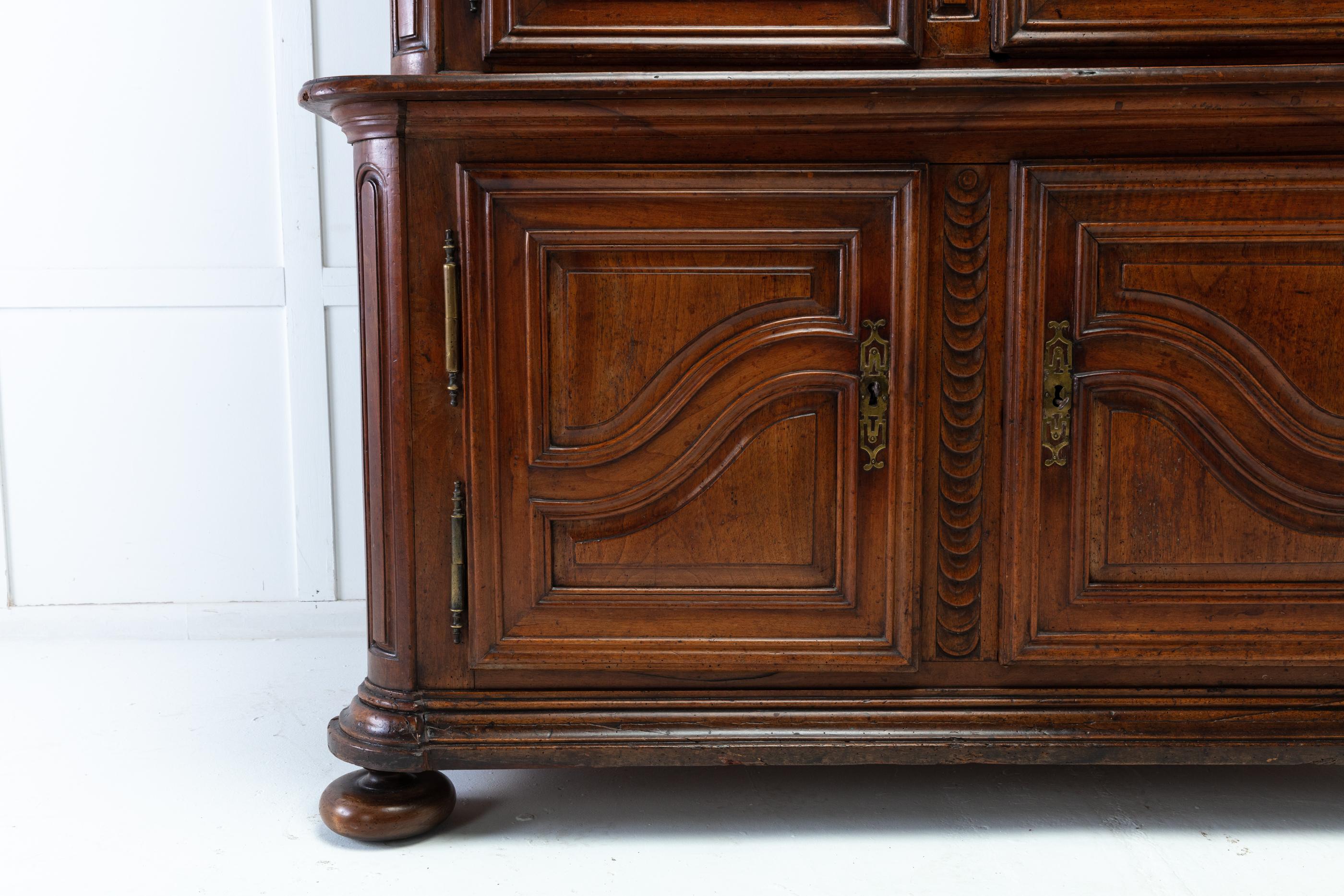 18th Century Walnut Buffet Deux Corps 1