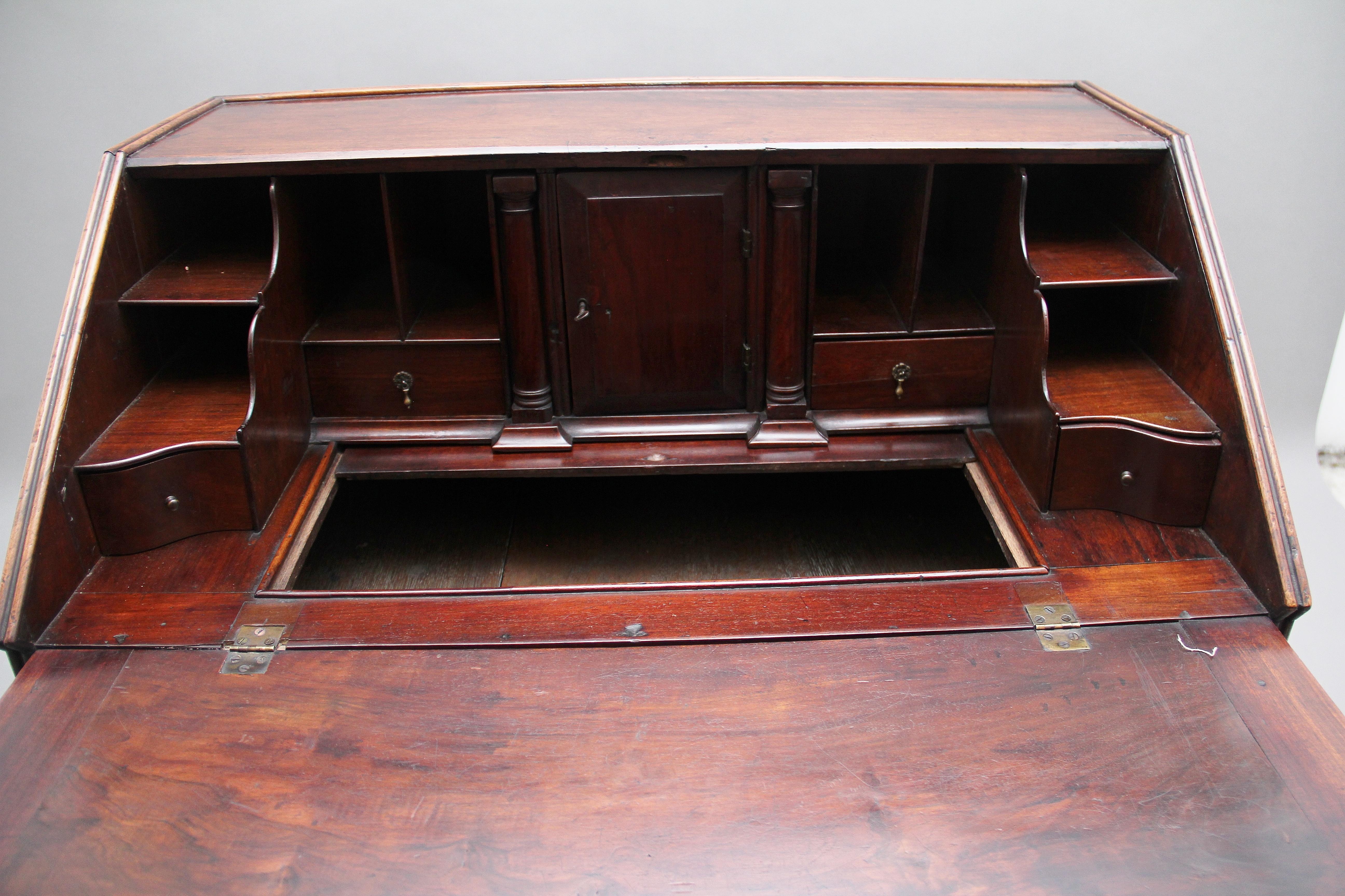 18th Century Walnut Bureau 6