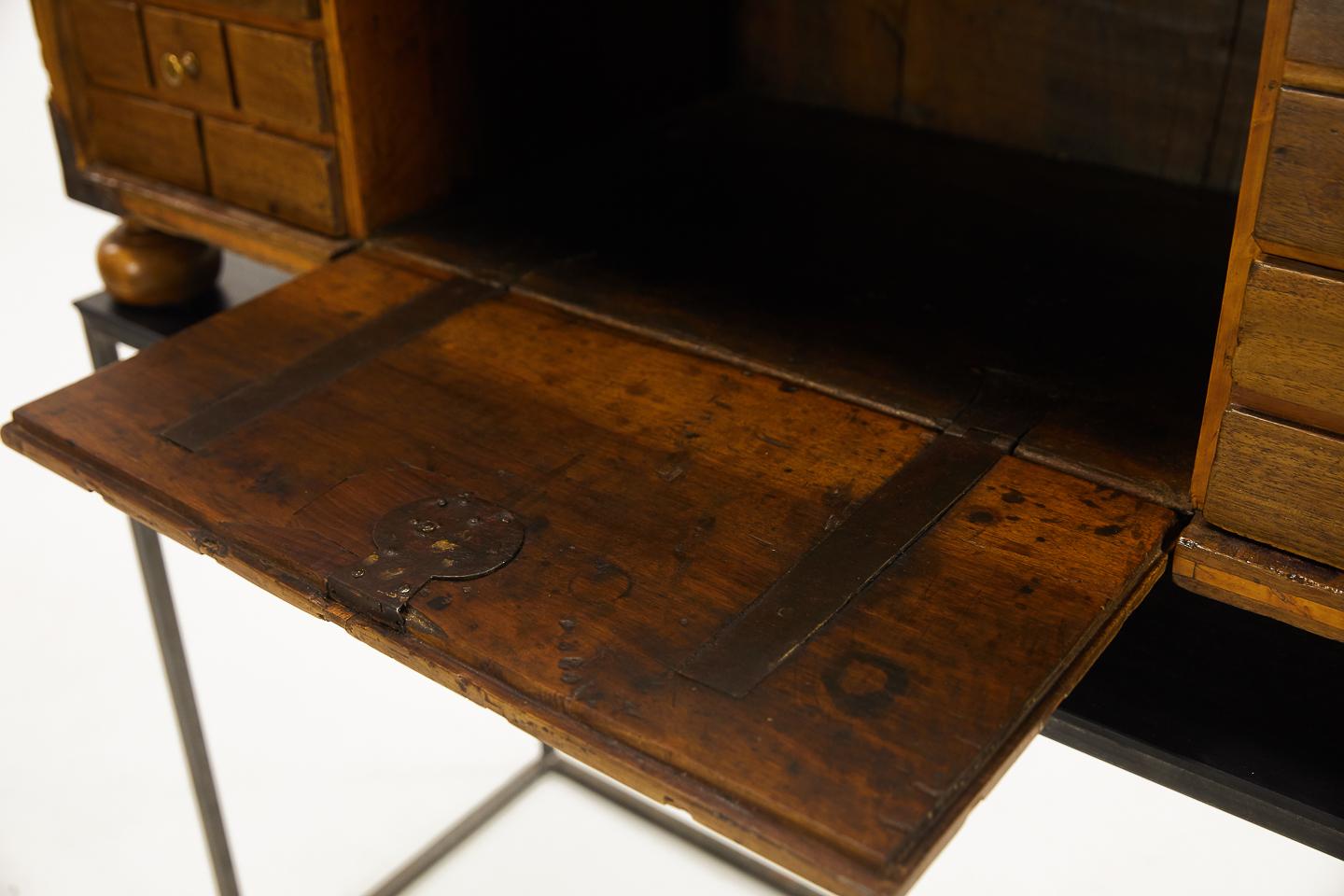 18th Century Walnut Cabinet on Stand 1