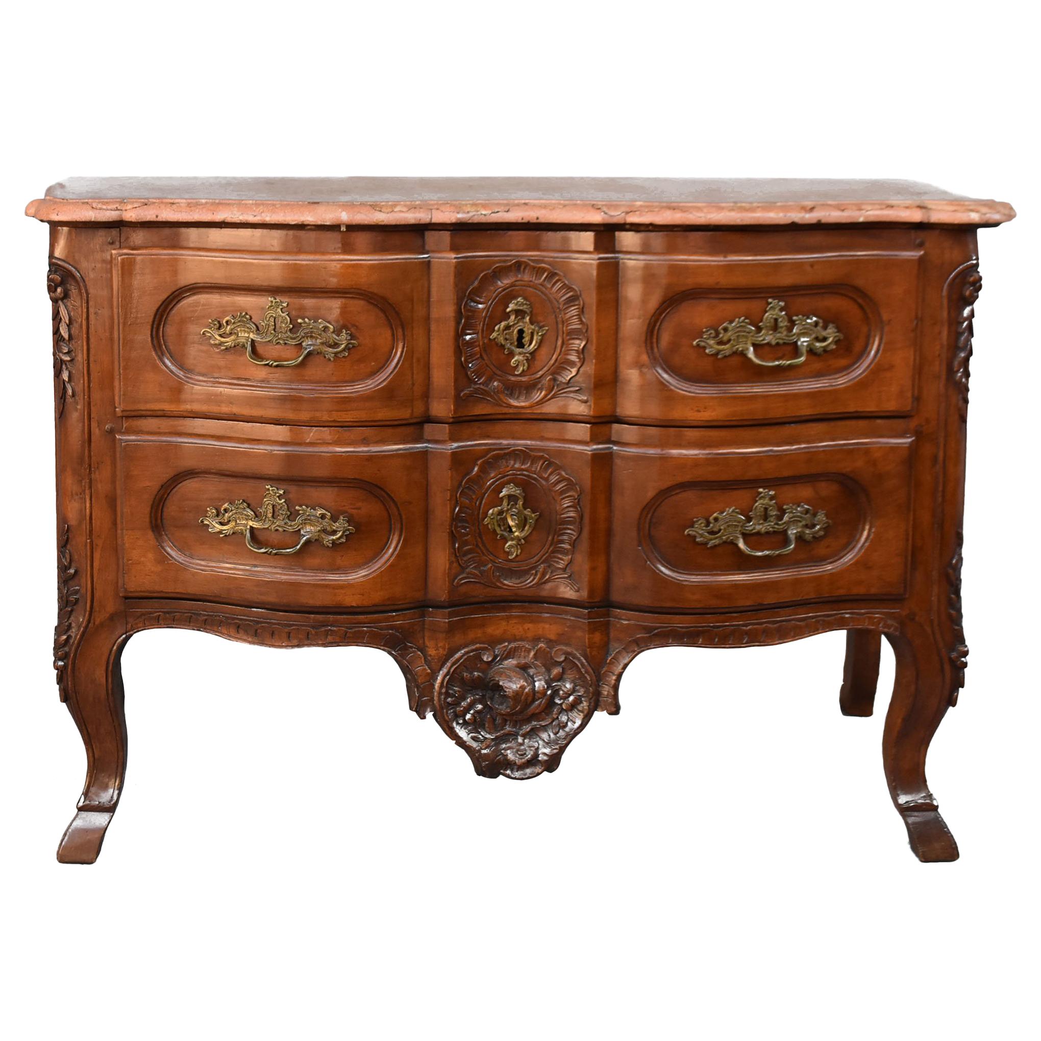 18th Century Walnut Chest For Sale