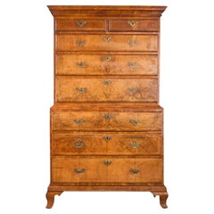 18th Century Walnut Chest on chest