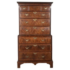 18th Century Walnut Chest on Chest