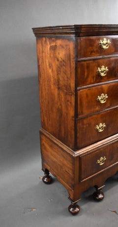 18th Century Walnut Chest on Stand