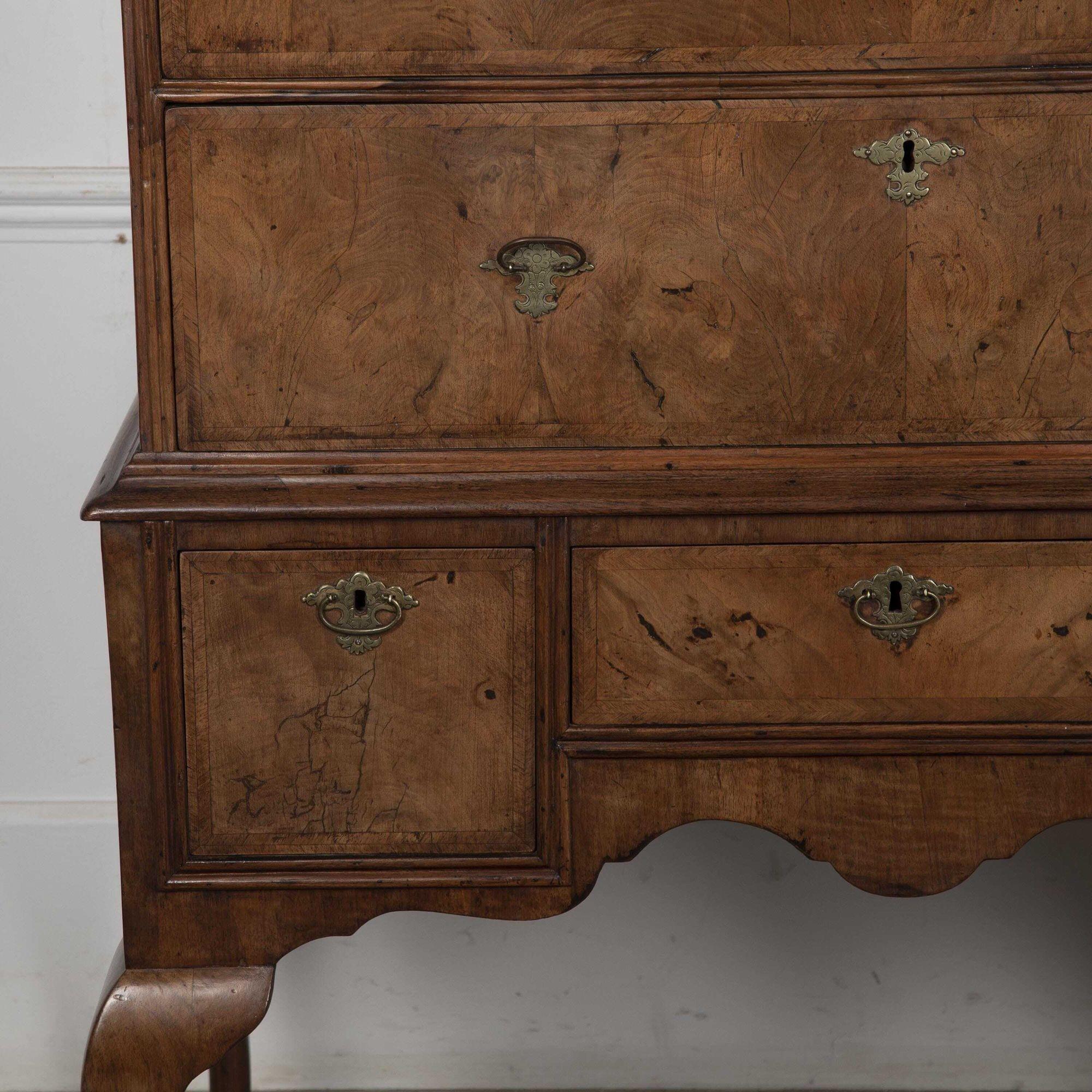 18th Century Walnut Chest on Stand In Good Condition In Gloucestershire, GB