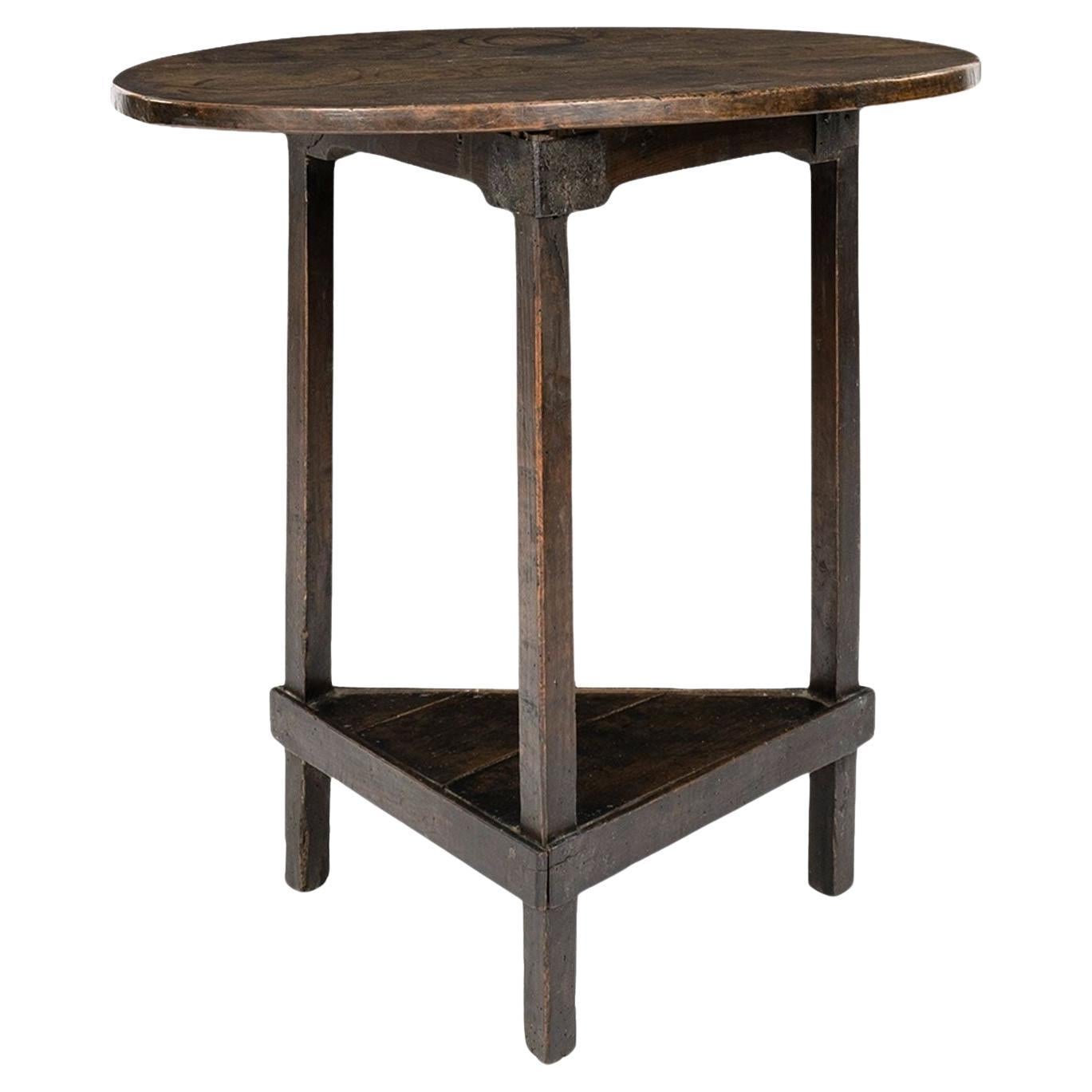 18th Century Walnut Cricket Table