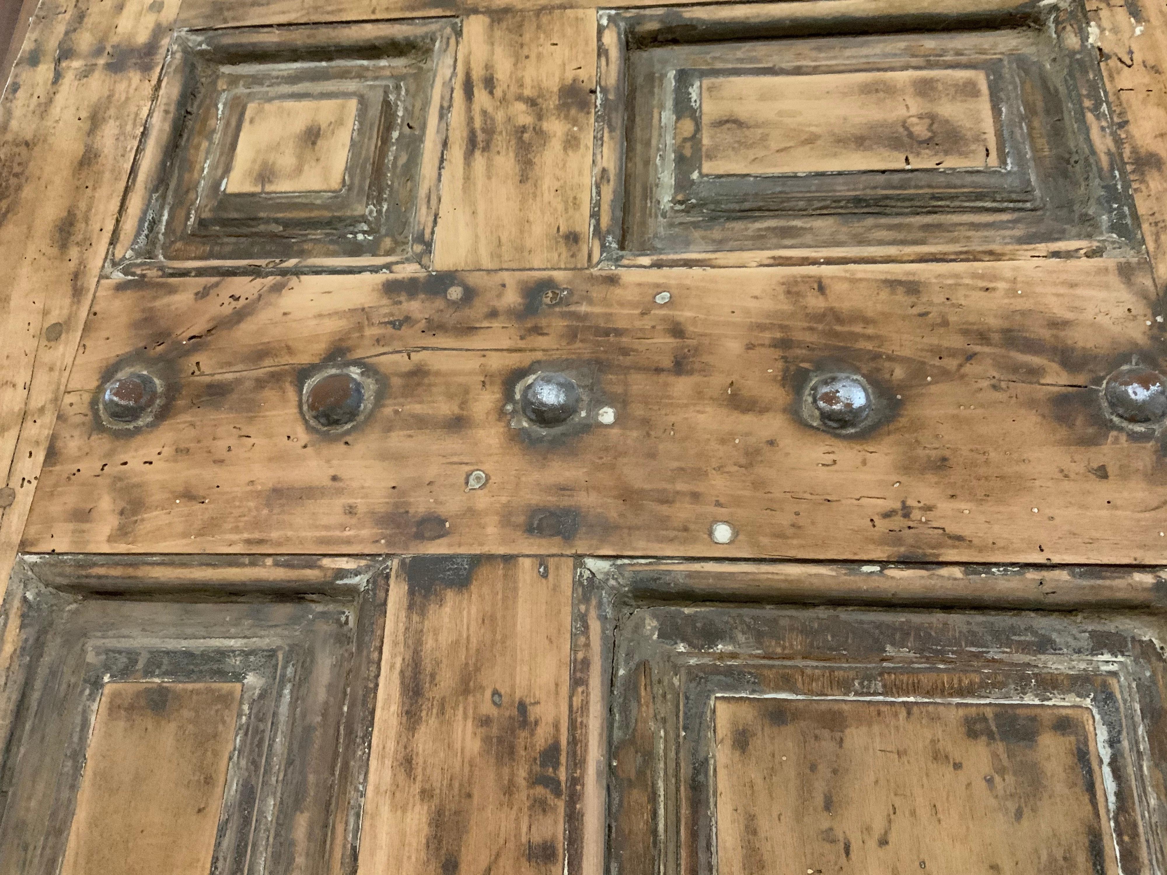 18th Century Walnut Door from France In Good Condition In Dallas, TX