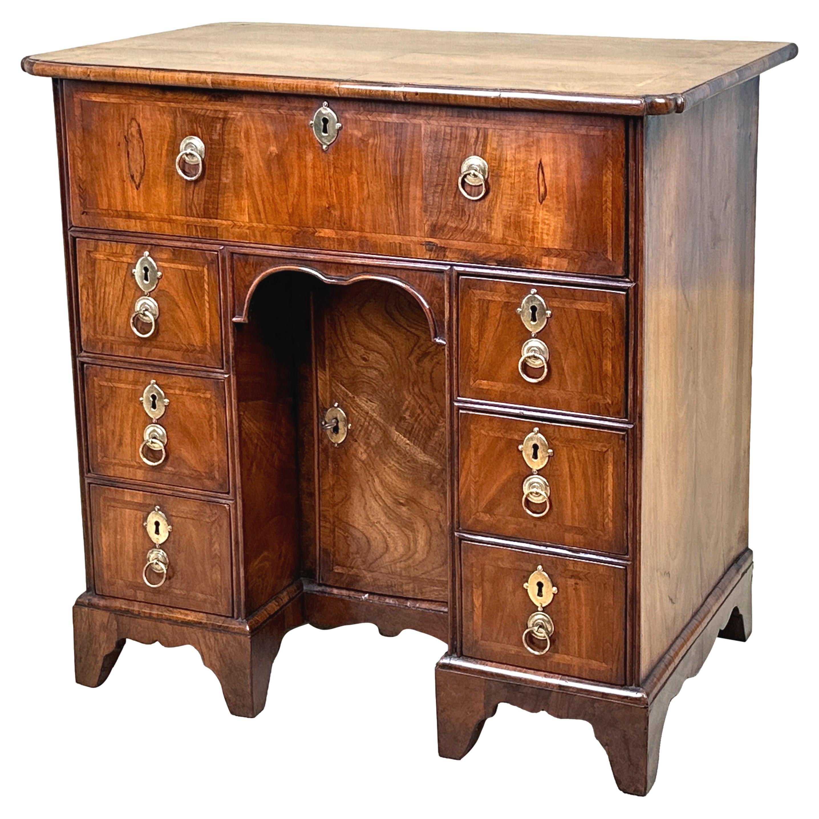 18th Century Walnut Kneehole Desk