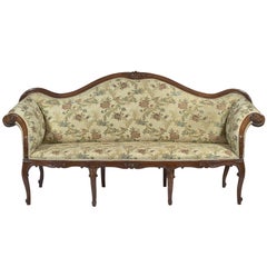 Antique 18th Century Walnut Louis XV Venetian Sofa