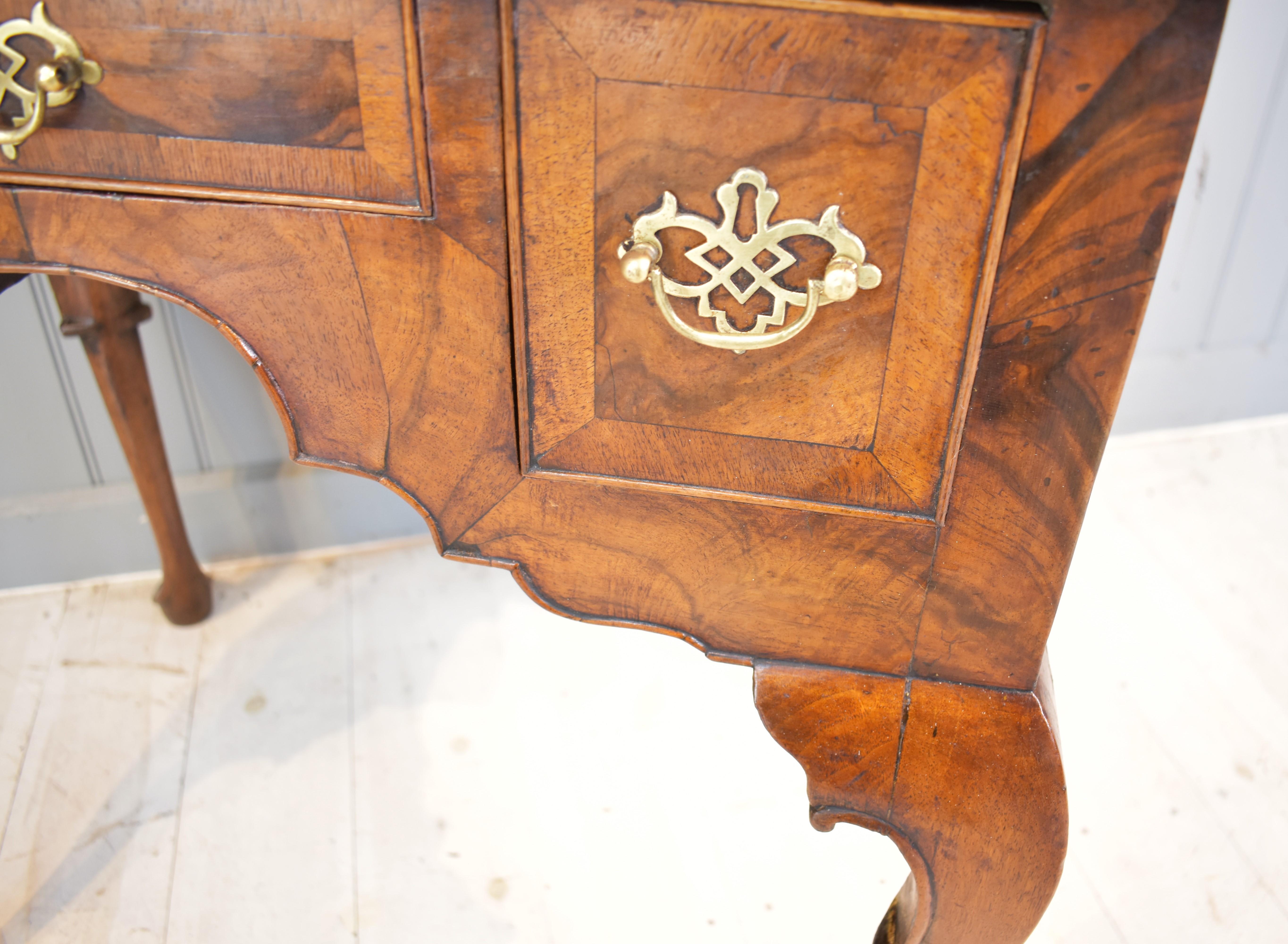 18th Century walnut lowboy side table 9
