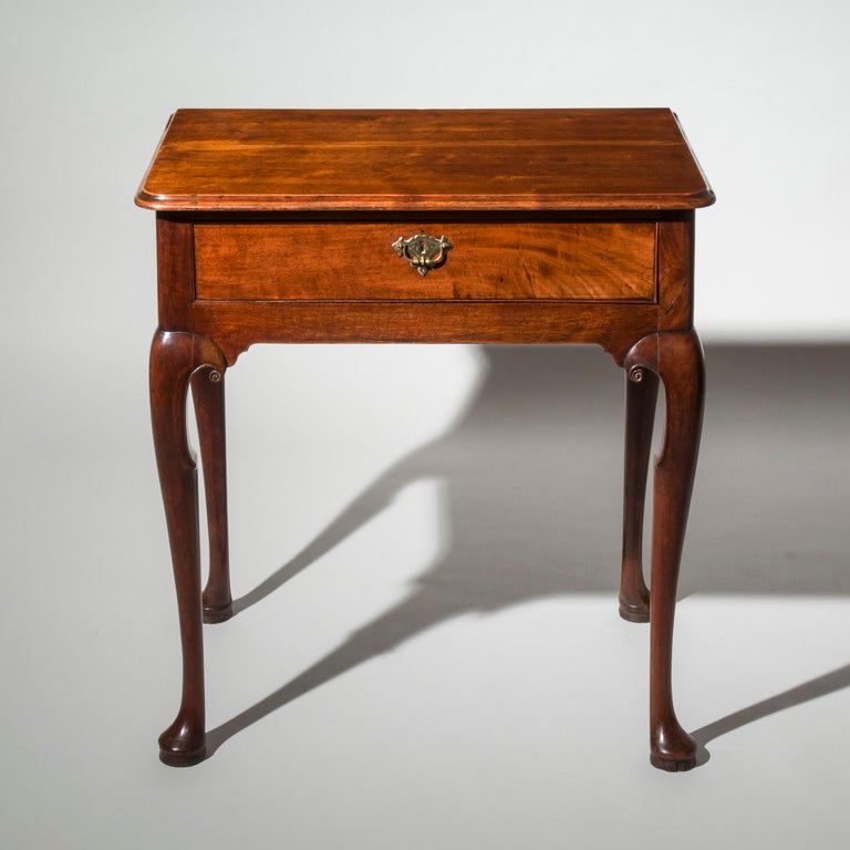 18th Century Walnut Lowboy Small Side Table with a Drawer ...