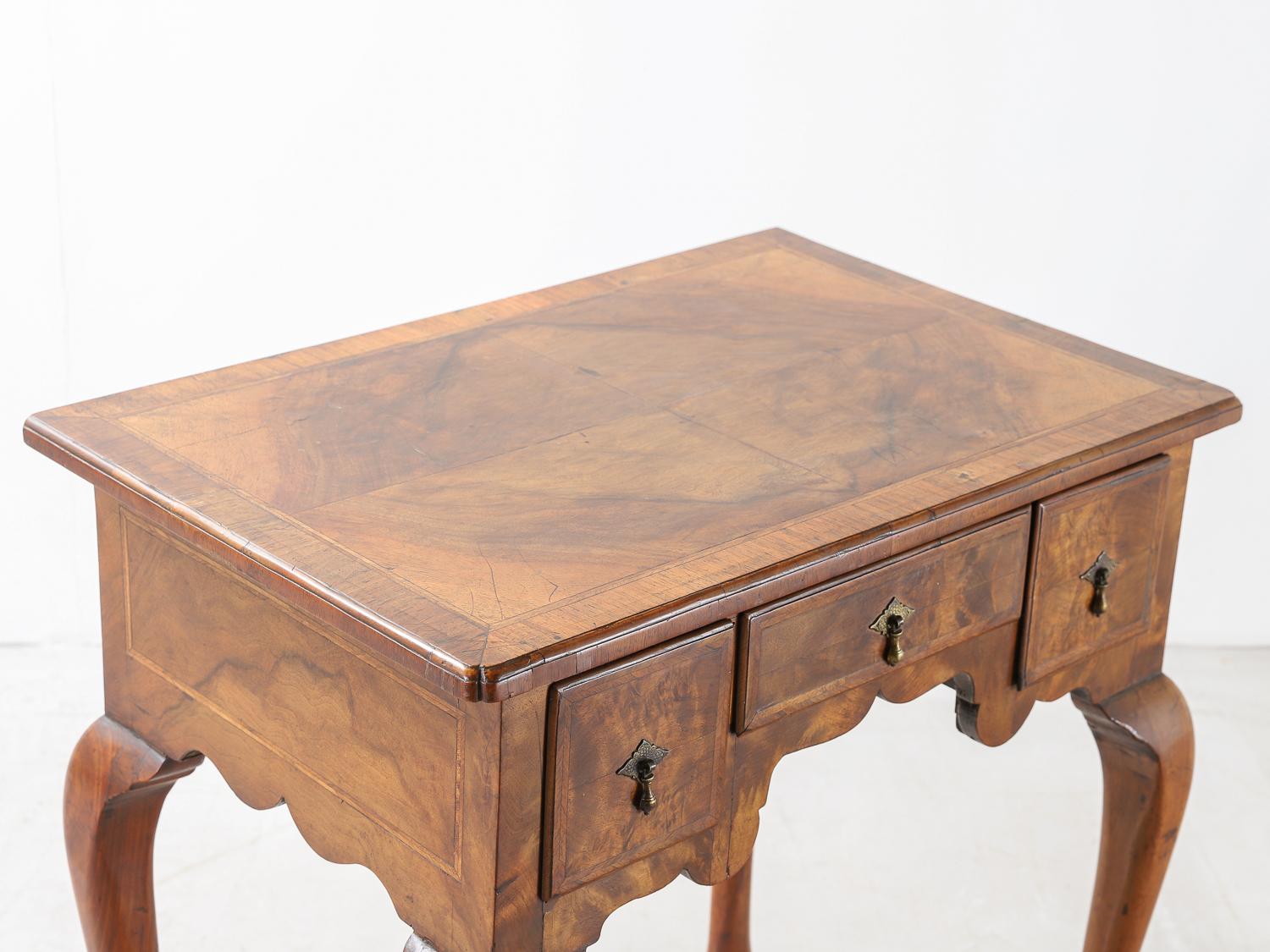 18th Century Walnut Lowboy For Sale 1