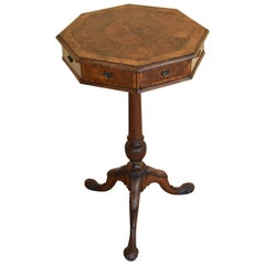 18th Century Walnut Oyster Shell Occasional Table
