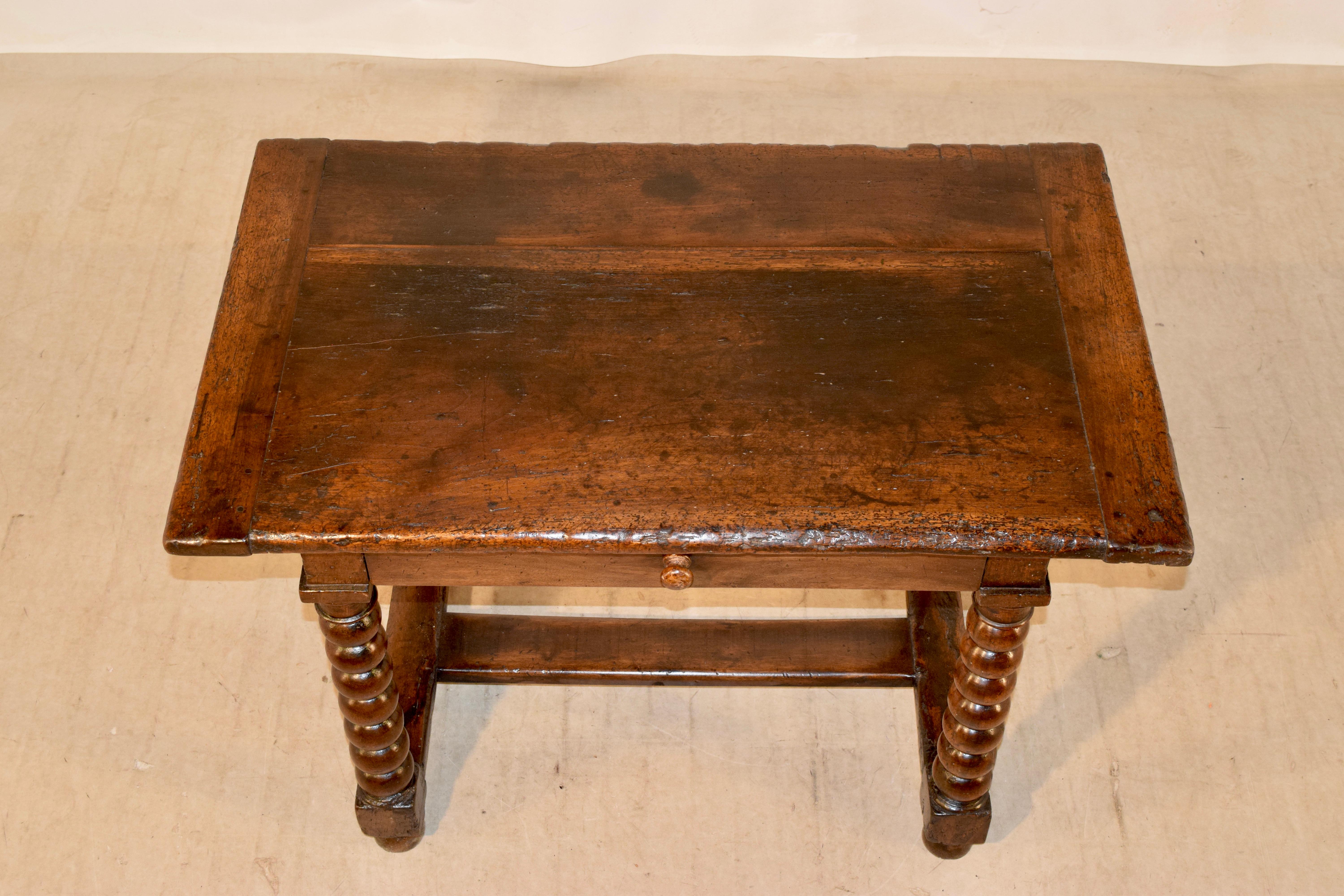 18th Century Walnut Side Table 4