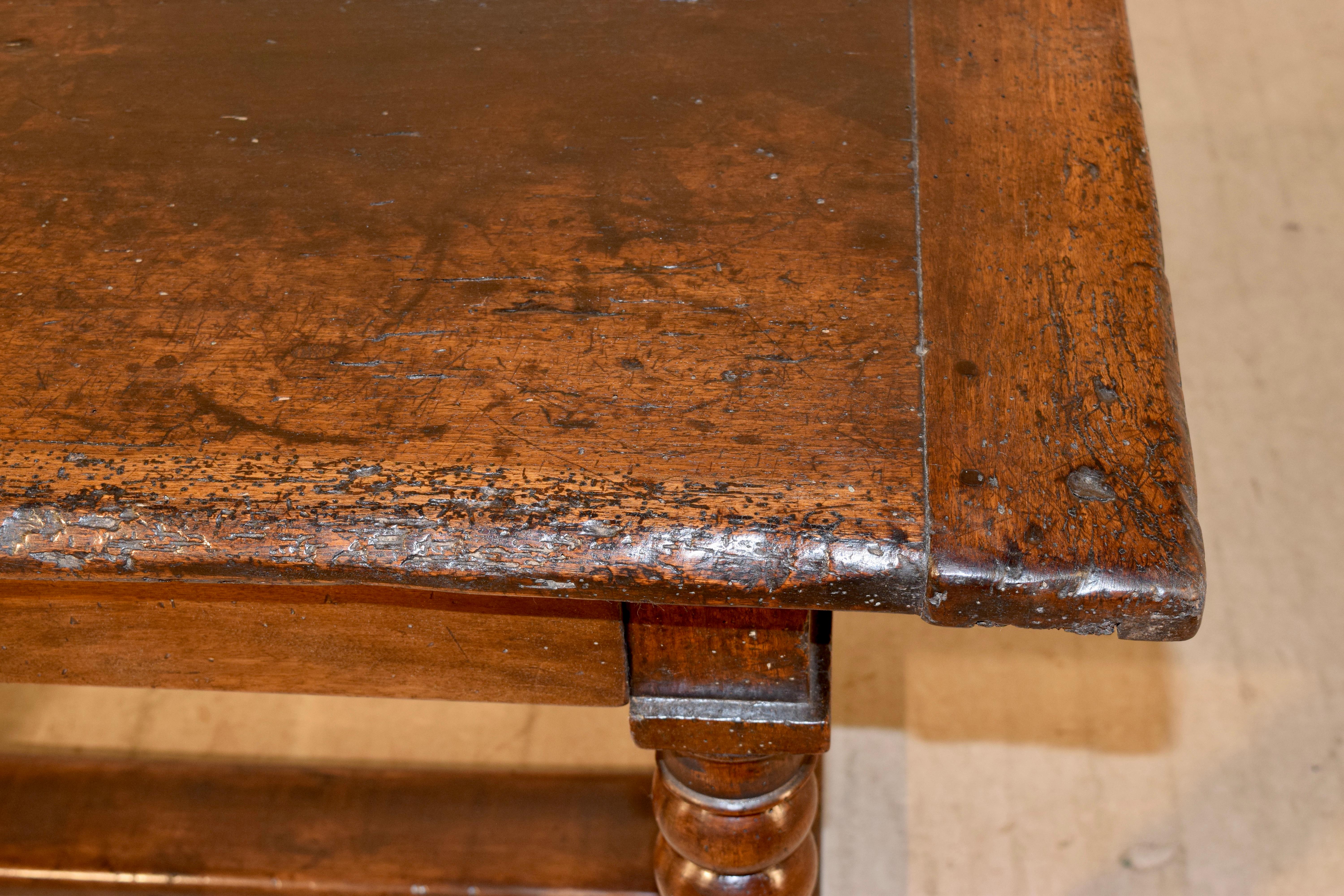 18th Century Walnut Side Table 5