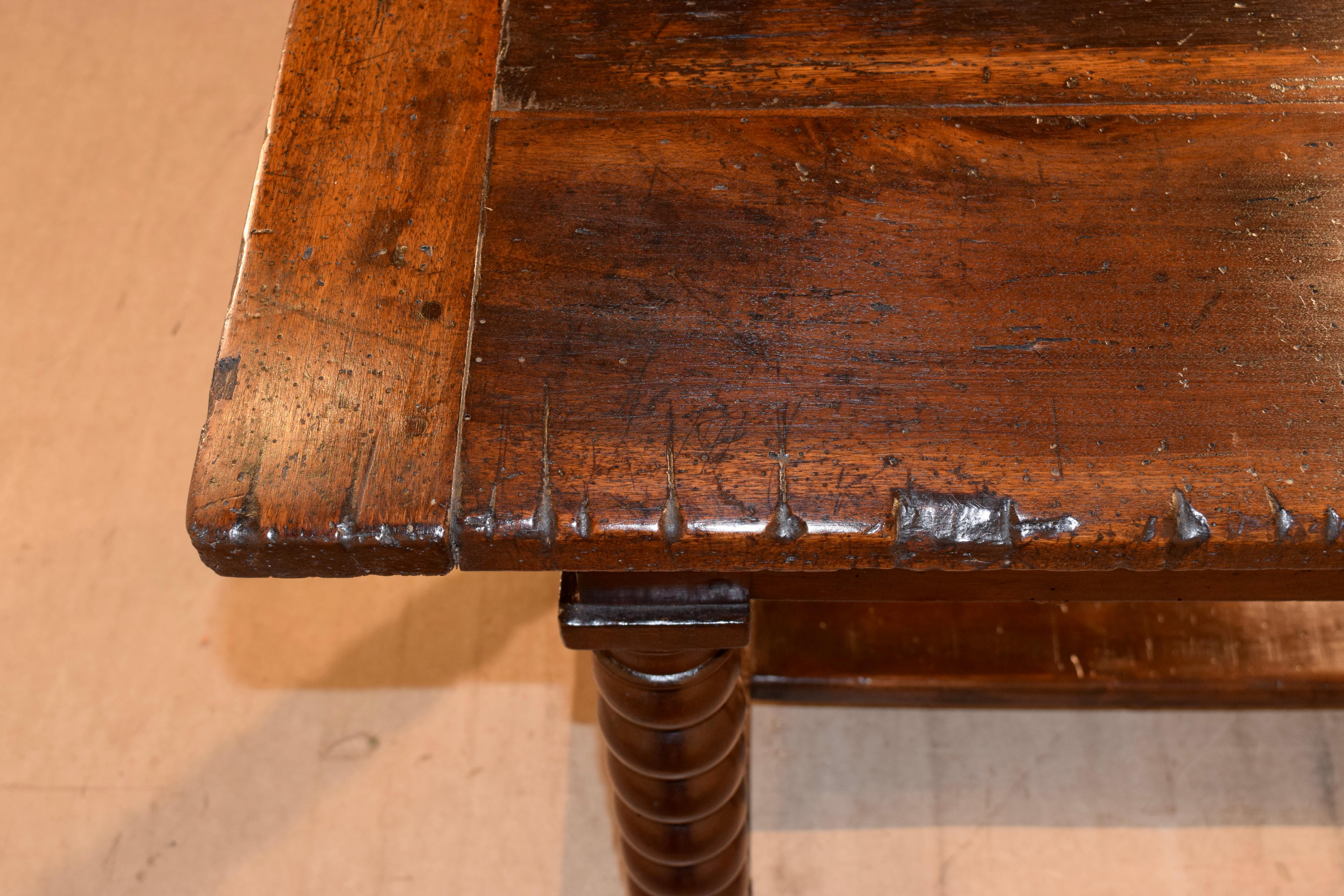 18th Century Walnut Side Table 6