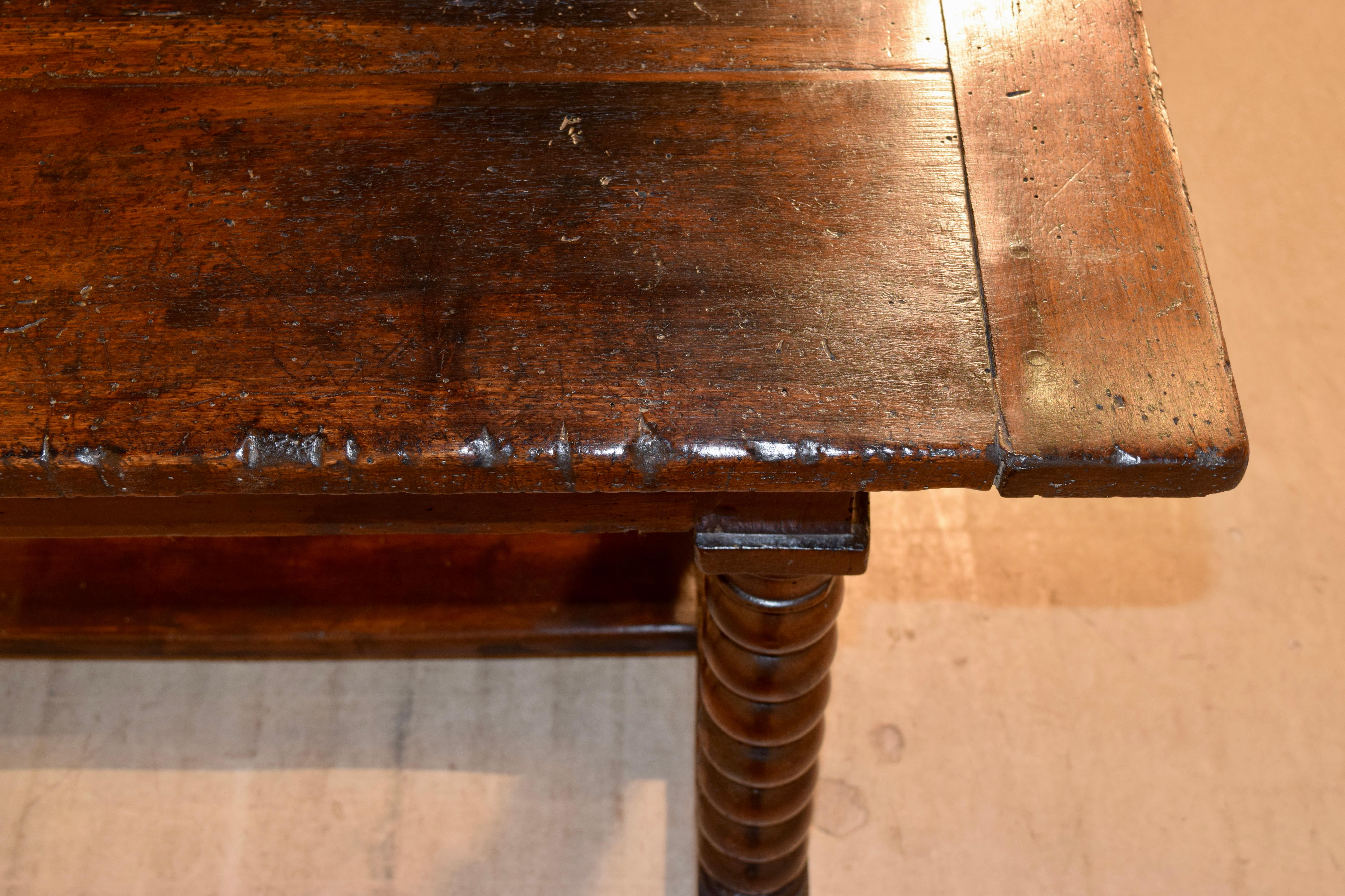 18th Century Walnut Side Table 7