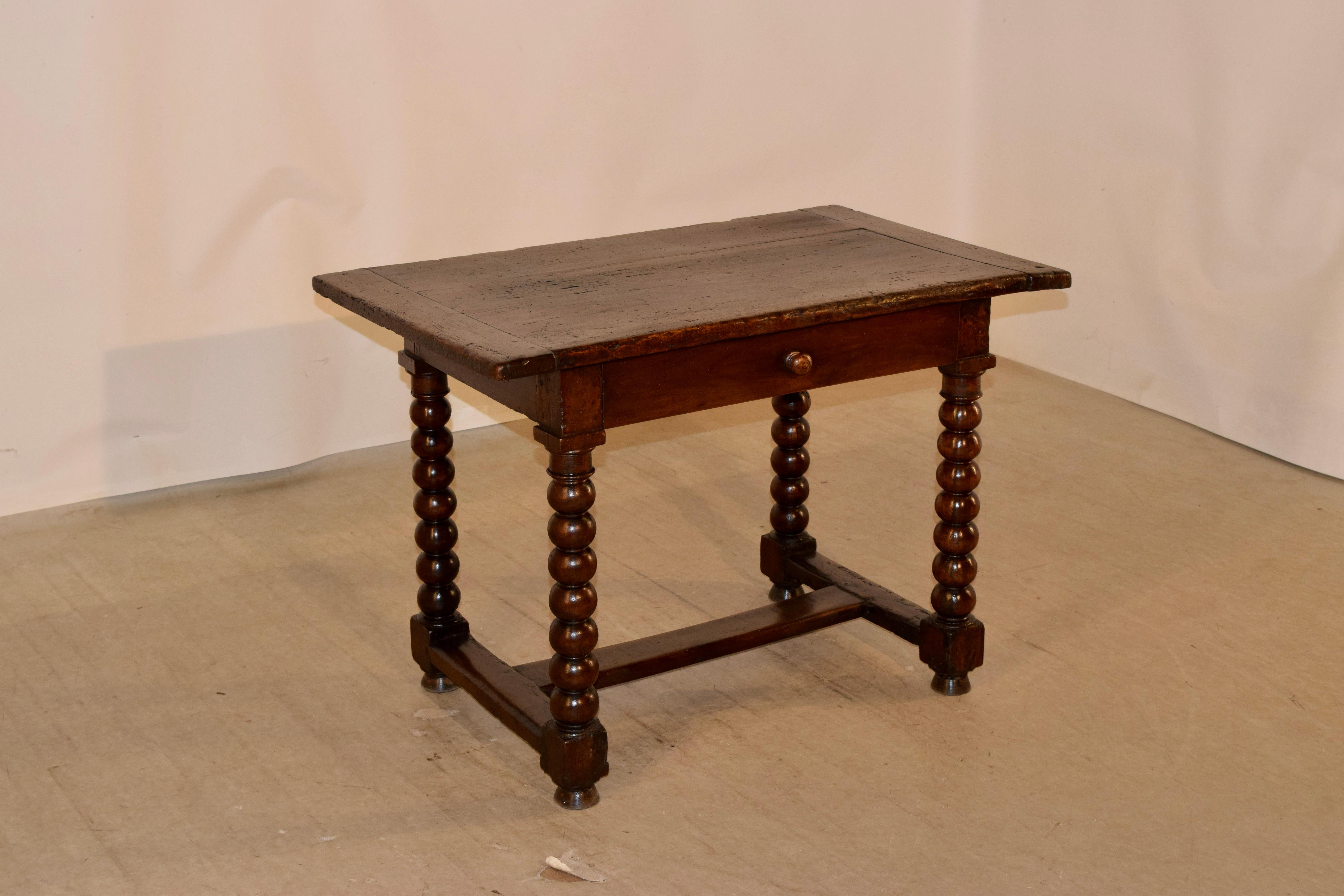 Louis XV 18th Century Walnut Side Table