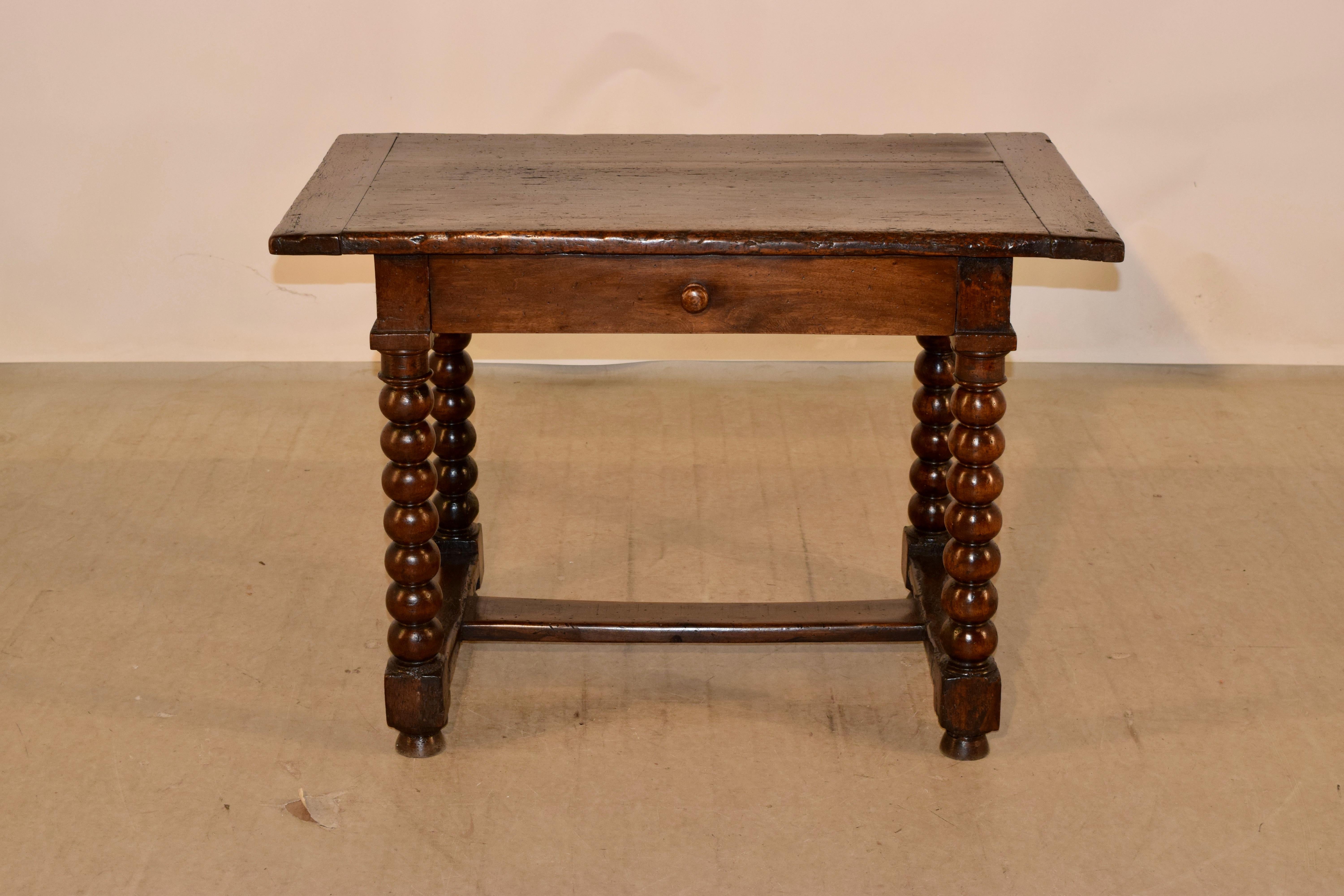 French 18th Century Walnut Side Table