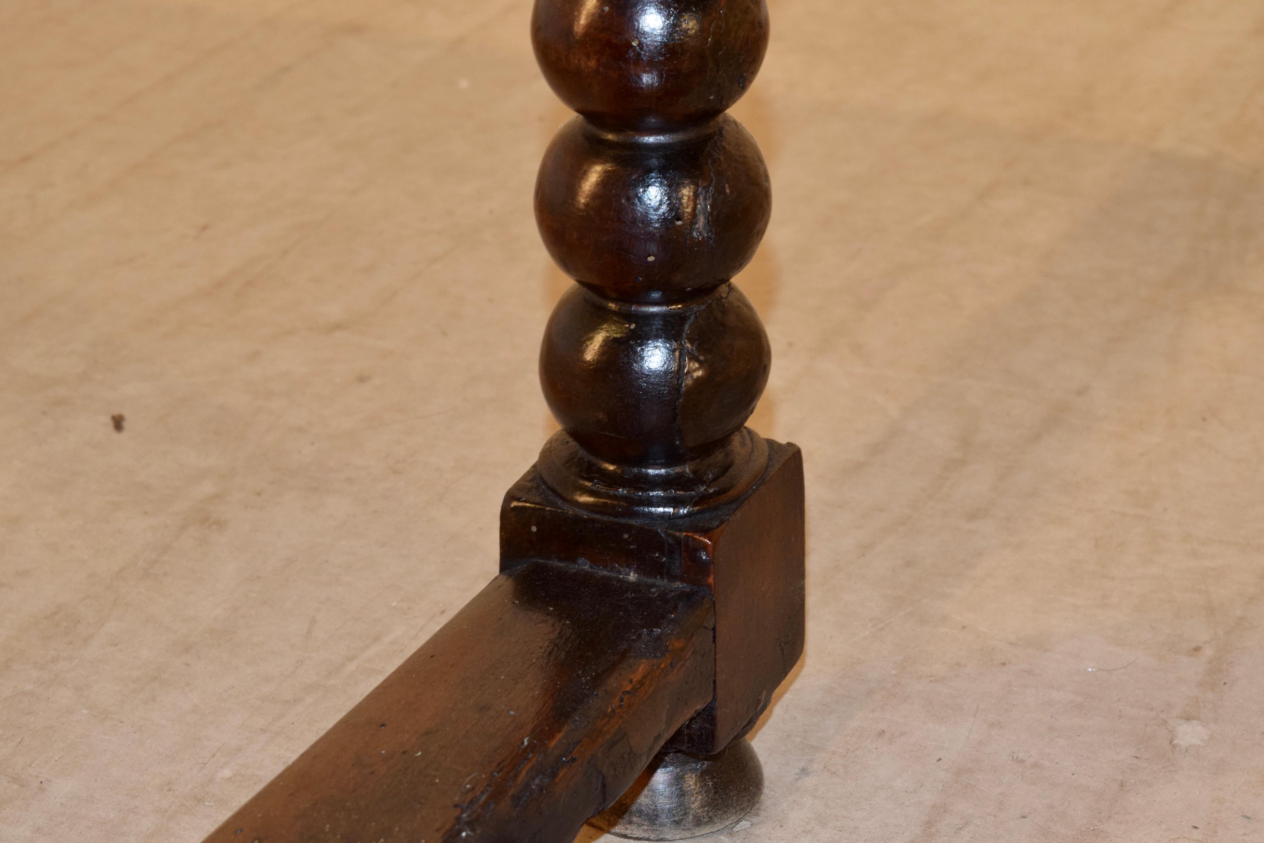 18th Century Walnut Side Table 1