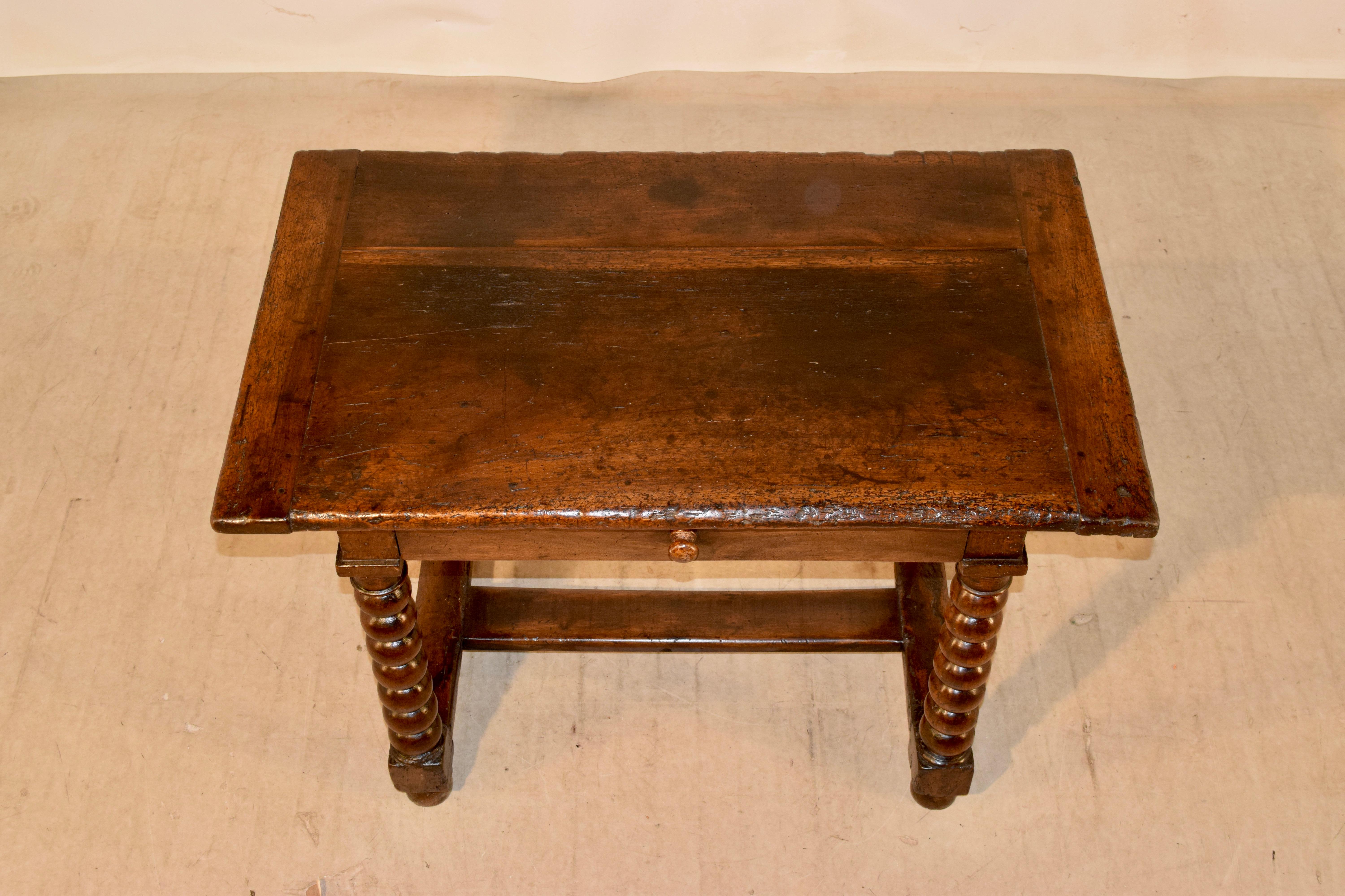 18th Century Walnut Side Table 3