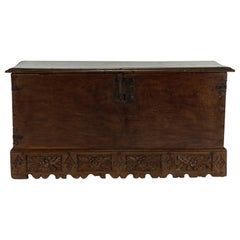 18th Century Walnut Trunk