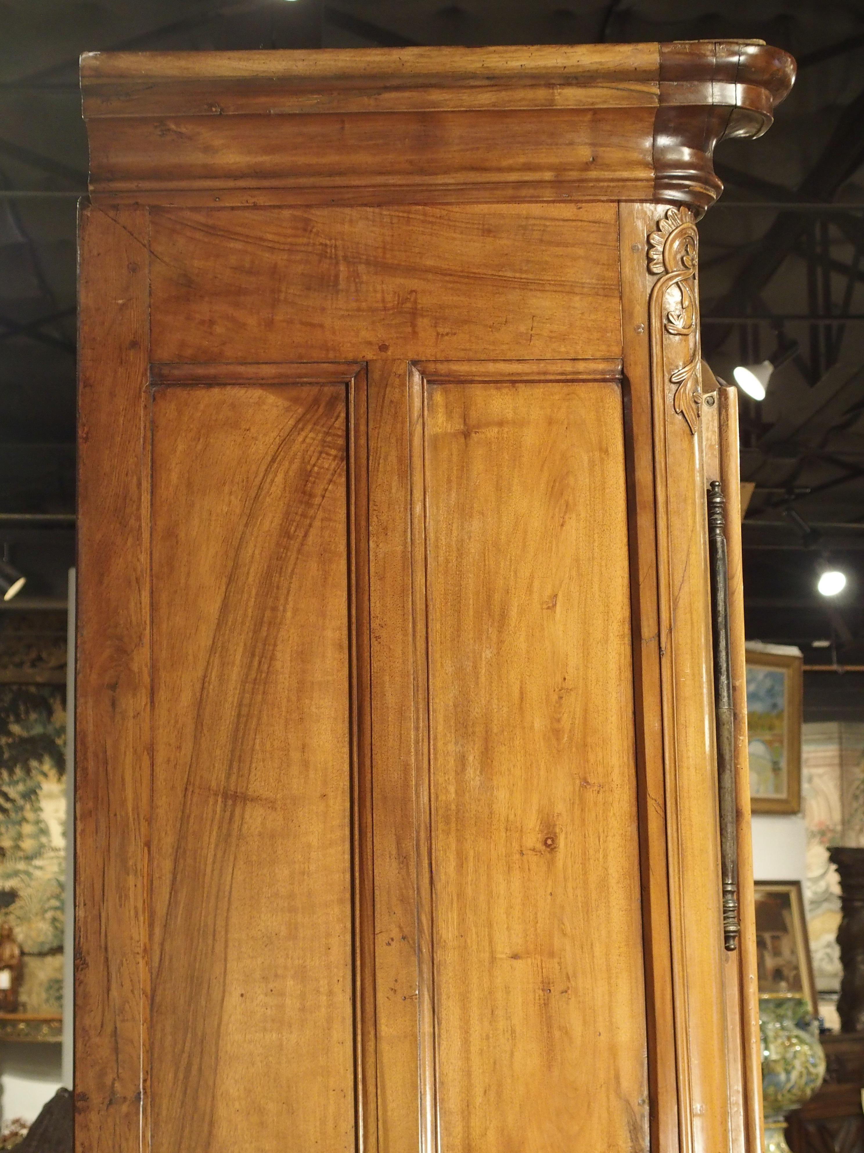 18th Century Walnut Wood Armoire from the Rhone Valley 8