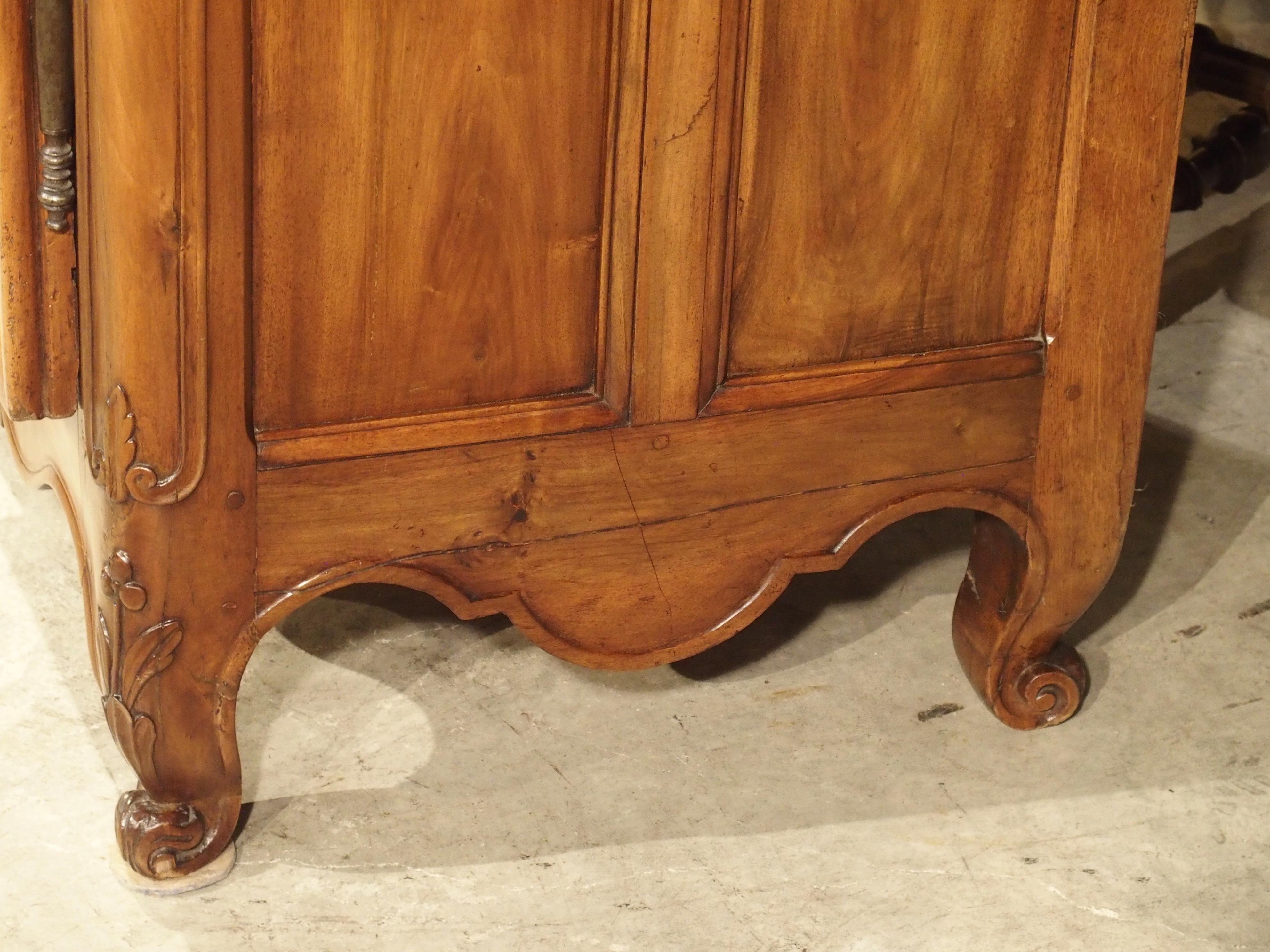 18th Century Walnut Wood Armoire from the Rhone Valley 13