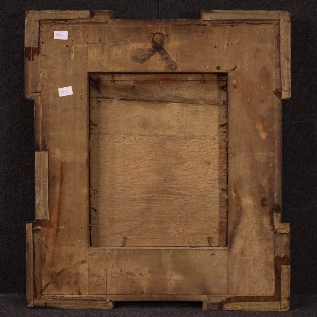 18th Century Walnut Wood Italian Mirror, 1730 5
