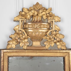 18th Century Water Gilded French Mirror