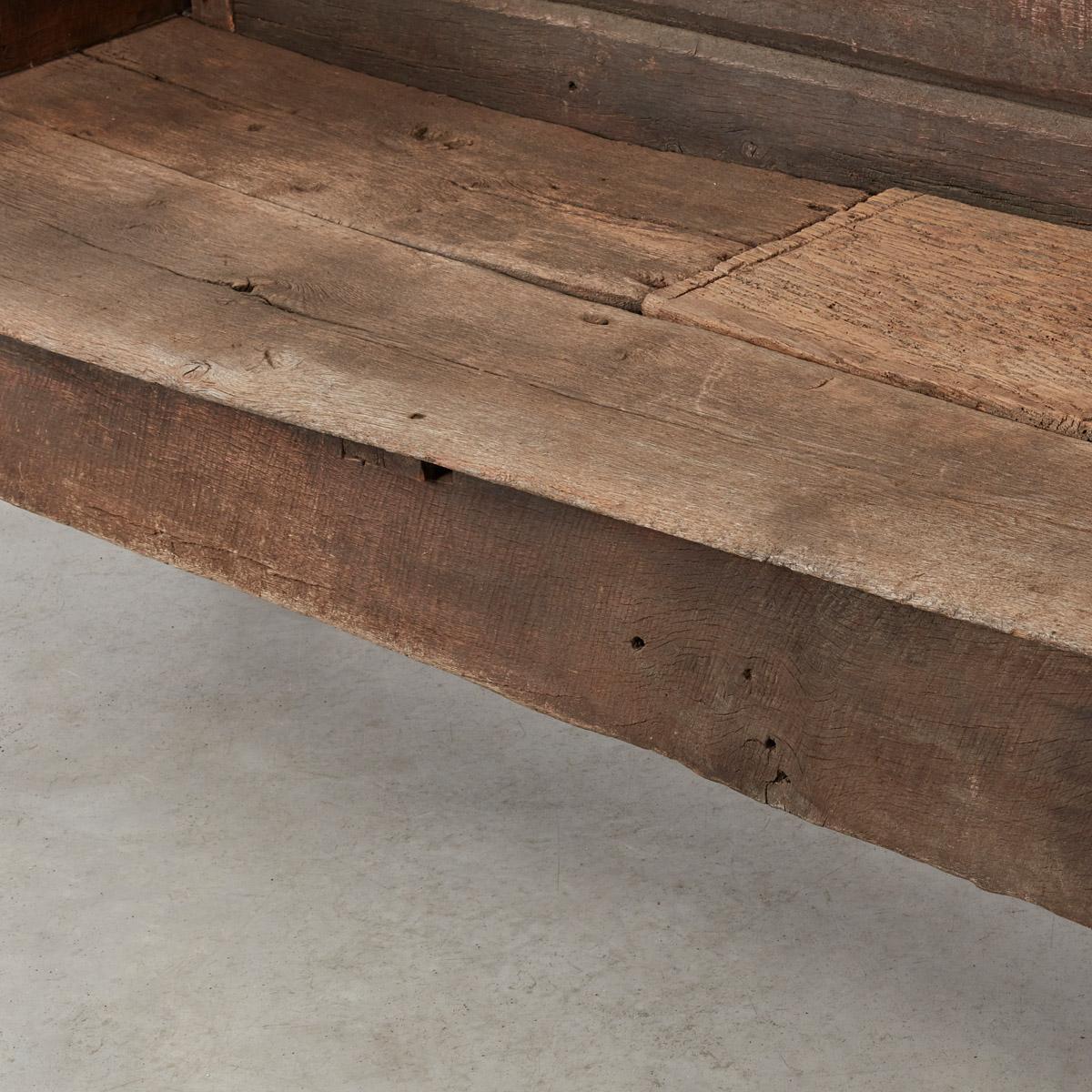 18th Century Weathered Galician Bench, Spain 4