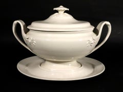18th-century Wedgwood Creamware Tureen, Cover & Stand