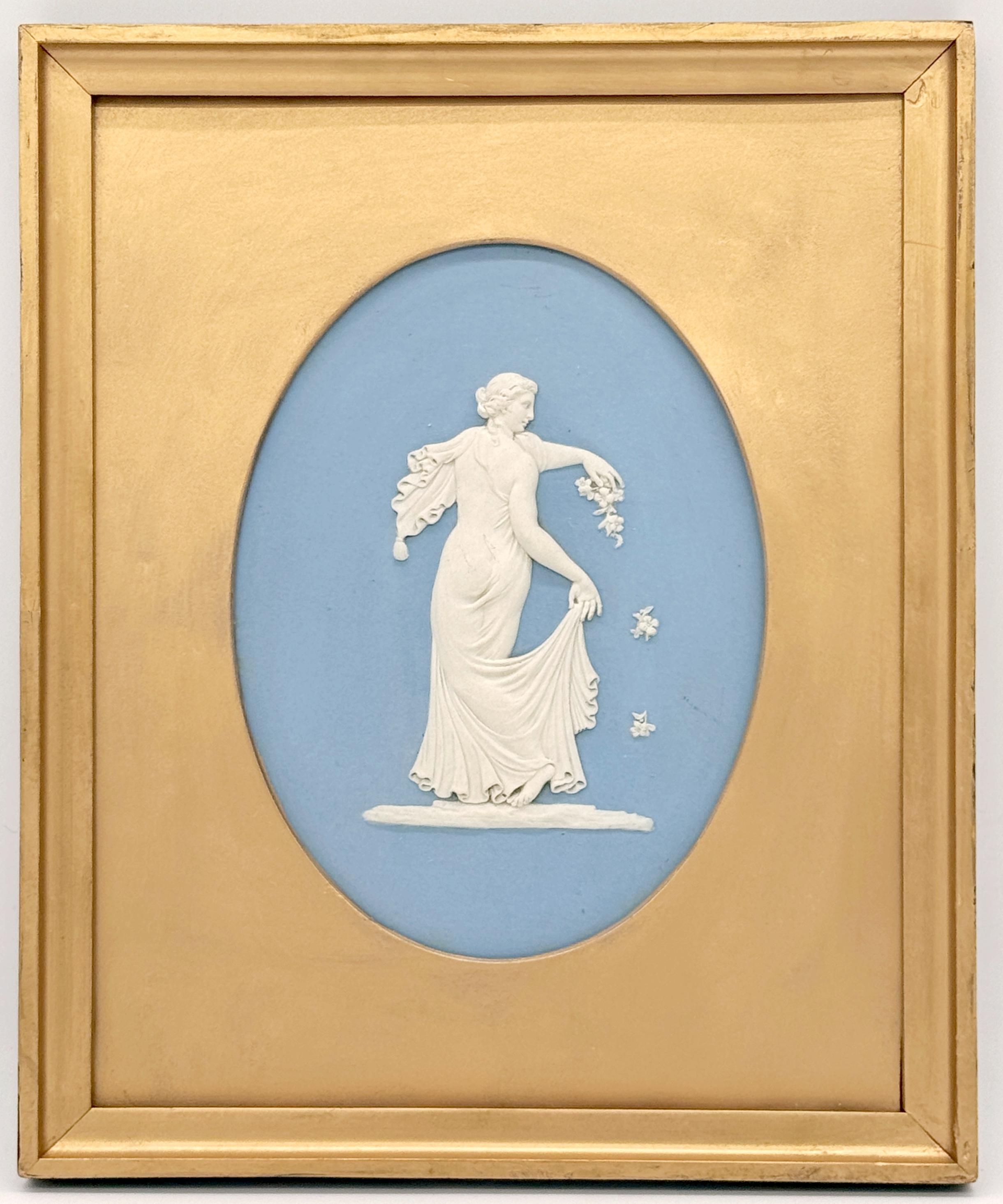 18th Century Wedgwood & John Flaxman,  Blue Jasperware 