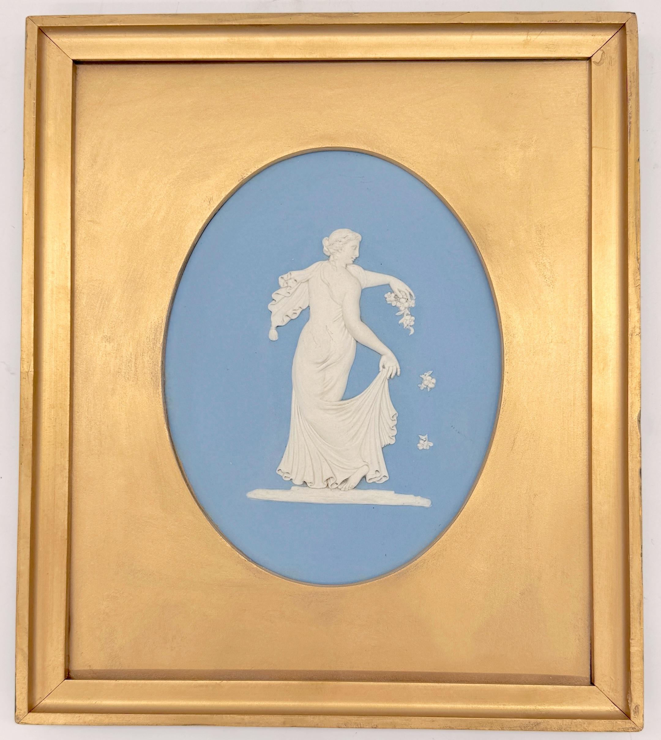 18th Century Wedgwood & John Flaxman, Blue Jasperware 
