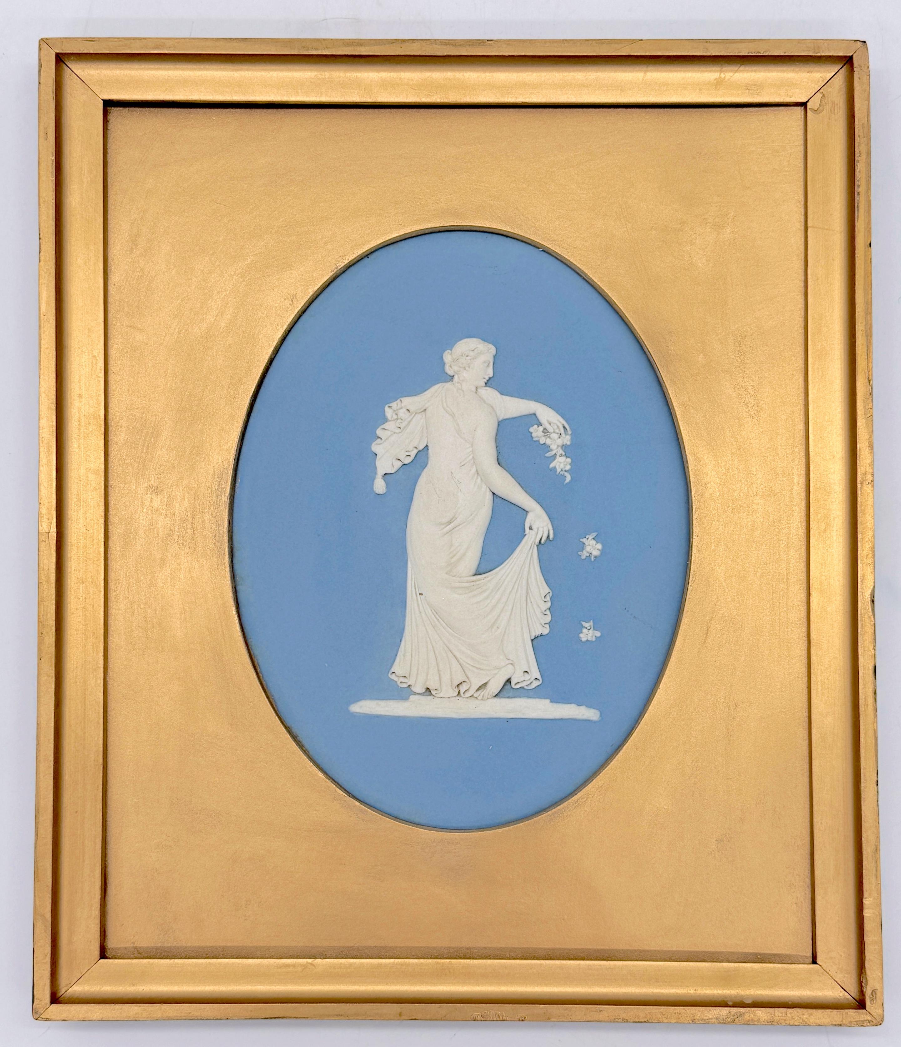 18th Century Wedgwood & John Flaxman,  Blue Jasperware 