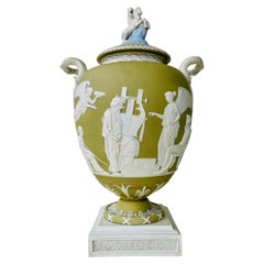 18th Century Wedgwood Tricolor Jasper Ware Pegasus Vase