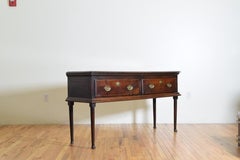 Welsh George II Period Oak 2-Drawer Dresser Base or Server, Mid-18th Century