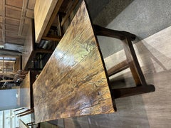 18th Century Welsh Elm 8FT Farmhouse Table
