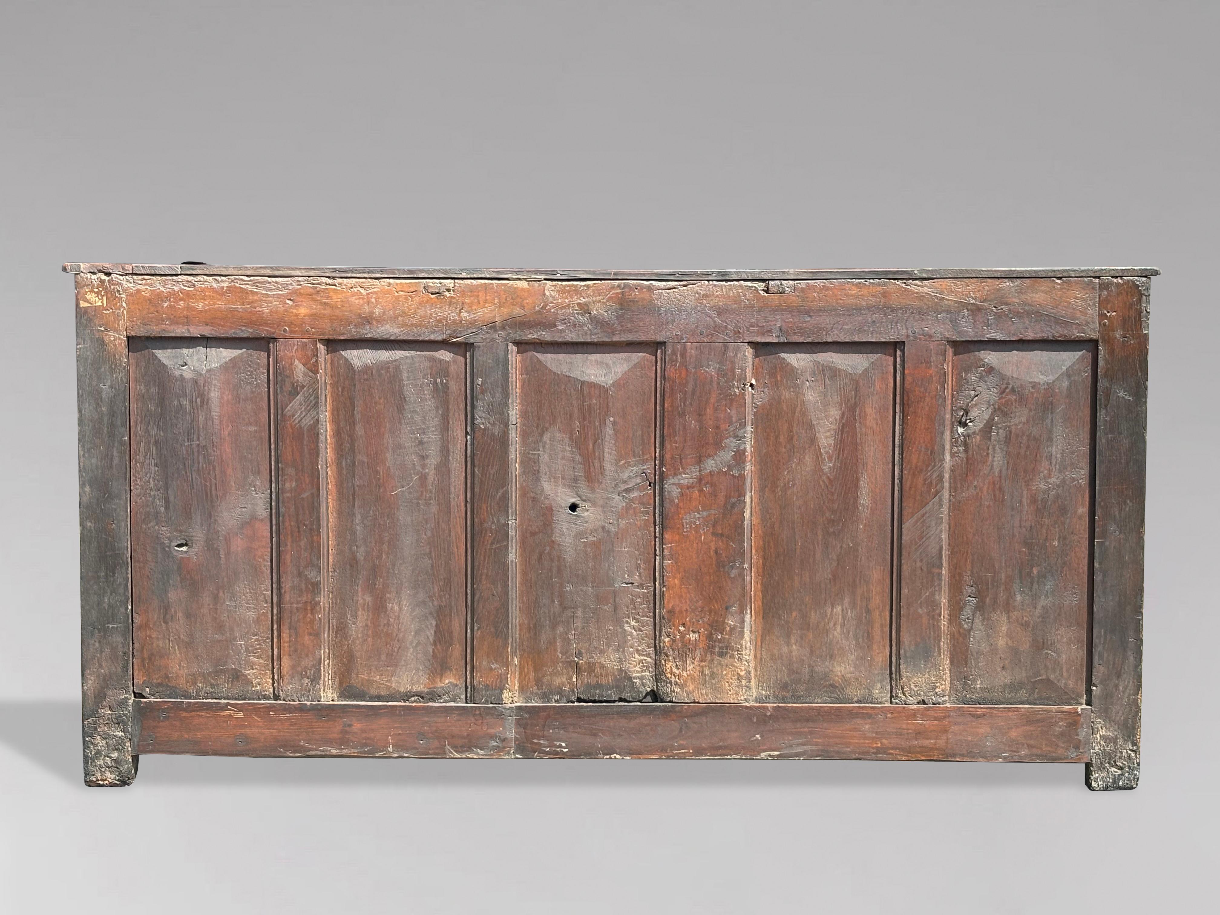 Brass 18th Century Welsh Oak Dresser Base Cupboard