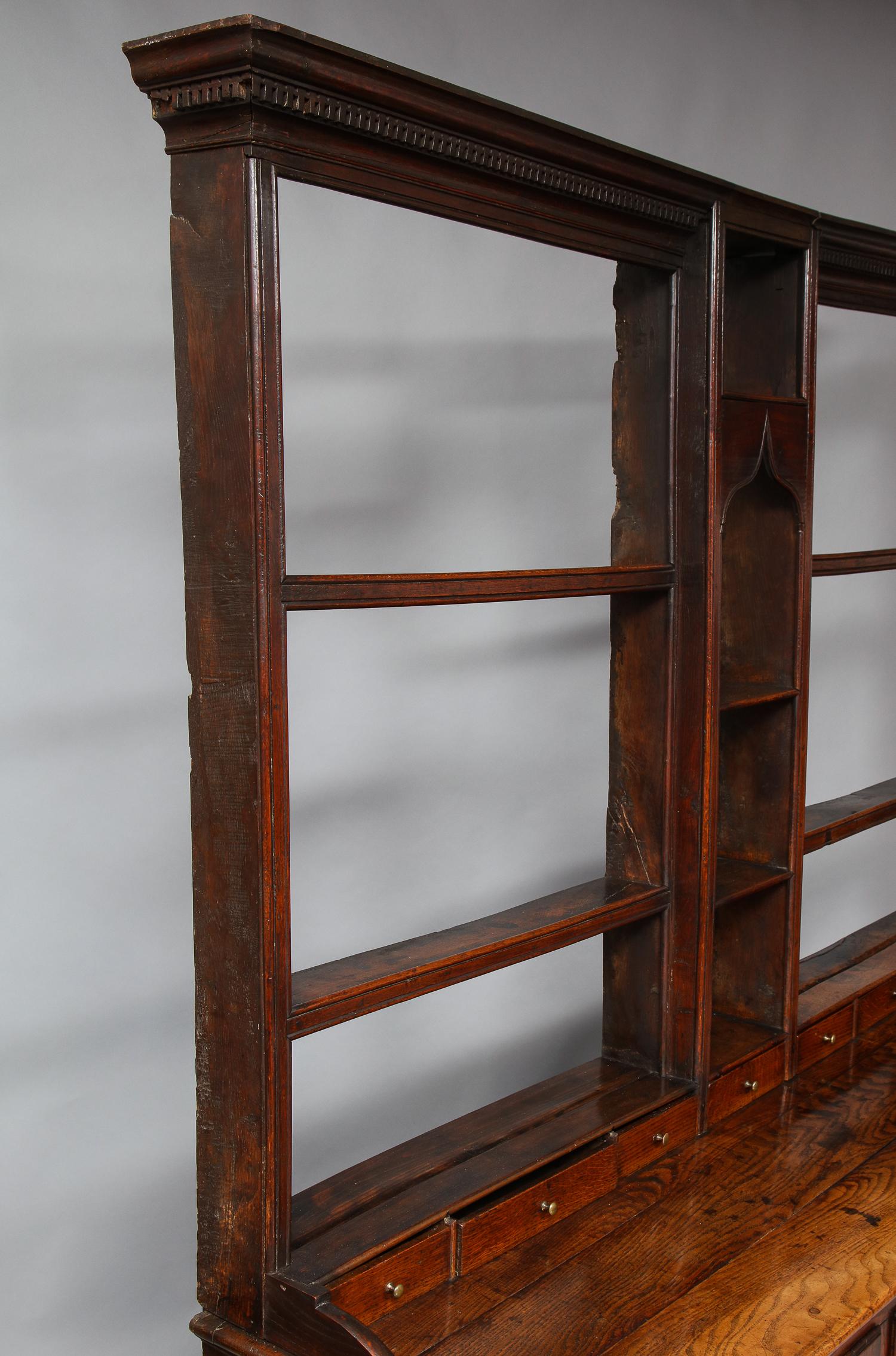 18th Century Welsh Oak Dresser For Sale 14