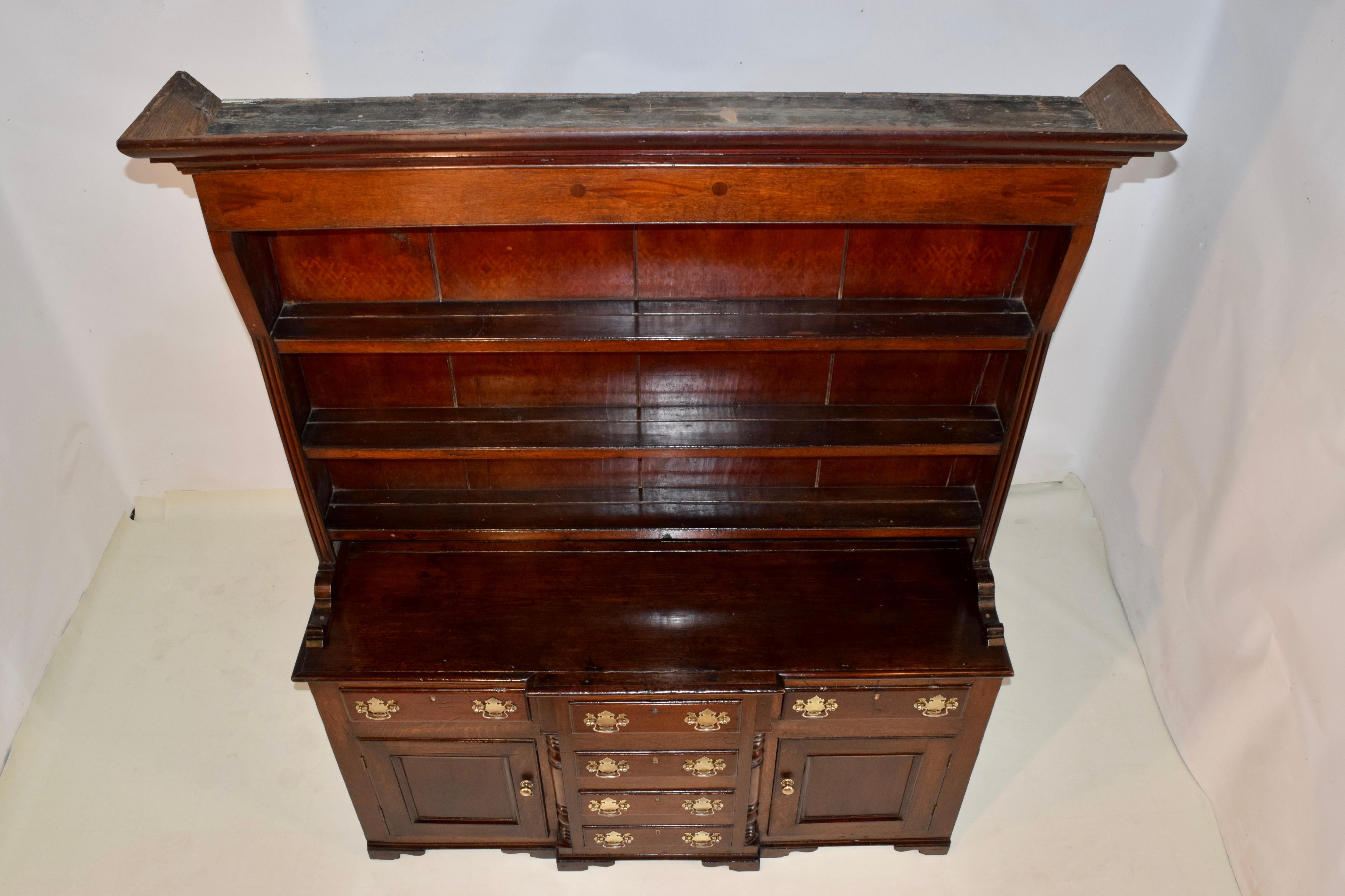 18th Century Welsh Oak Dresser For Sale 1