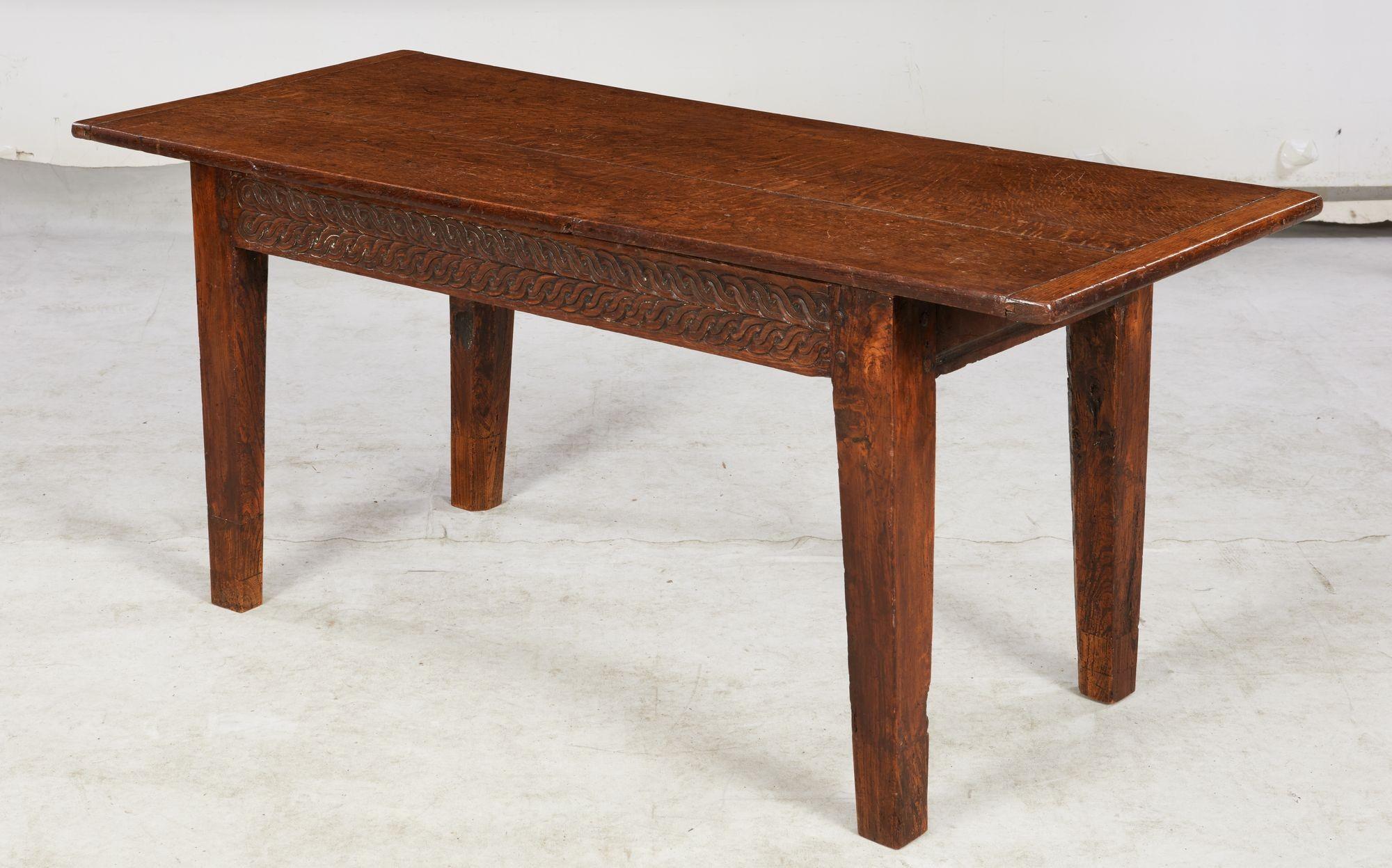 18th Century Welsh Oak Farm Table For Sale 7