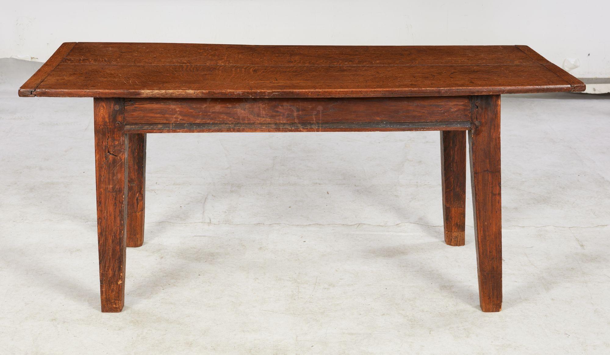 18th Century Welsh Oak Farm Table For Sale 4