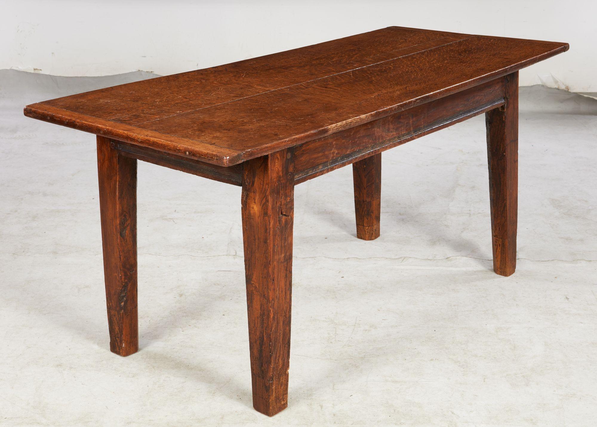 18th Century Welsh Oak Farm Table For Sale 5