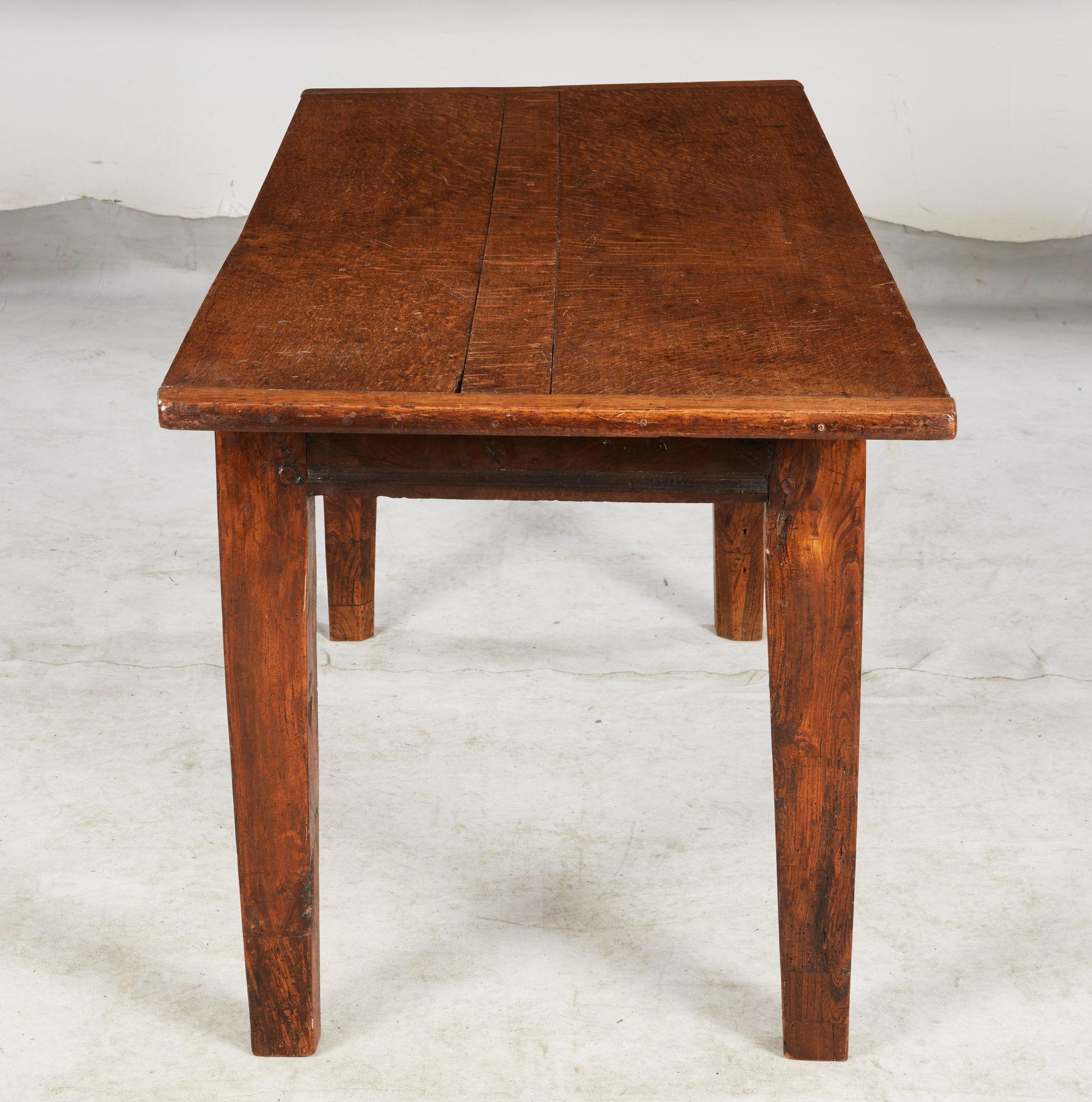 18th Century Welsh Oak Farm Table For Sale 6