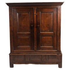 18th Century Welsh Oak Livery Linen Cupboard