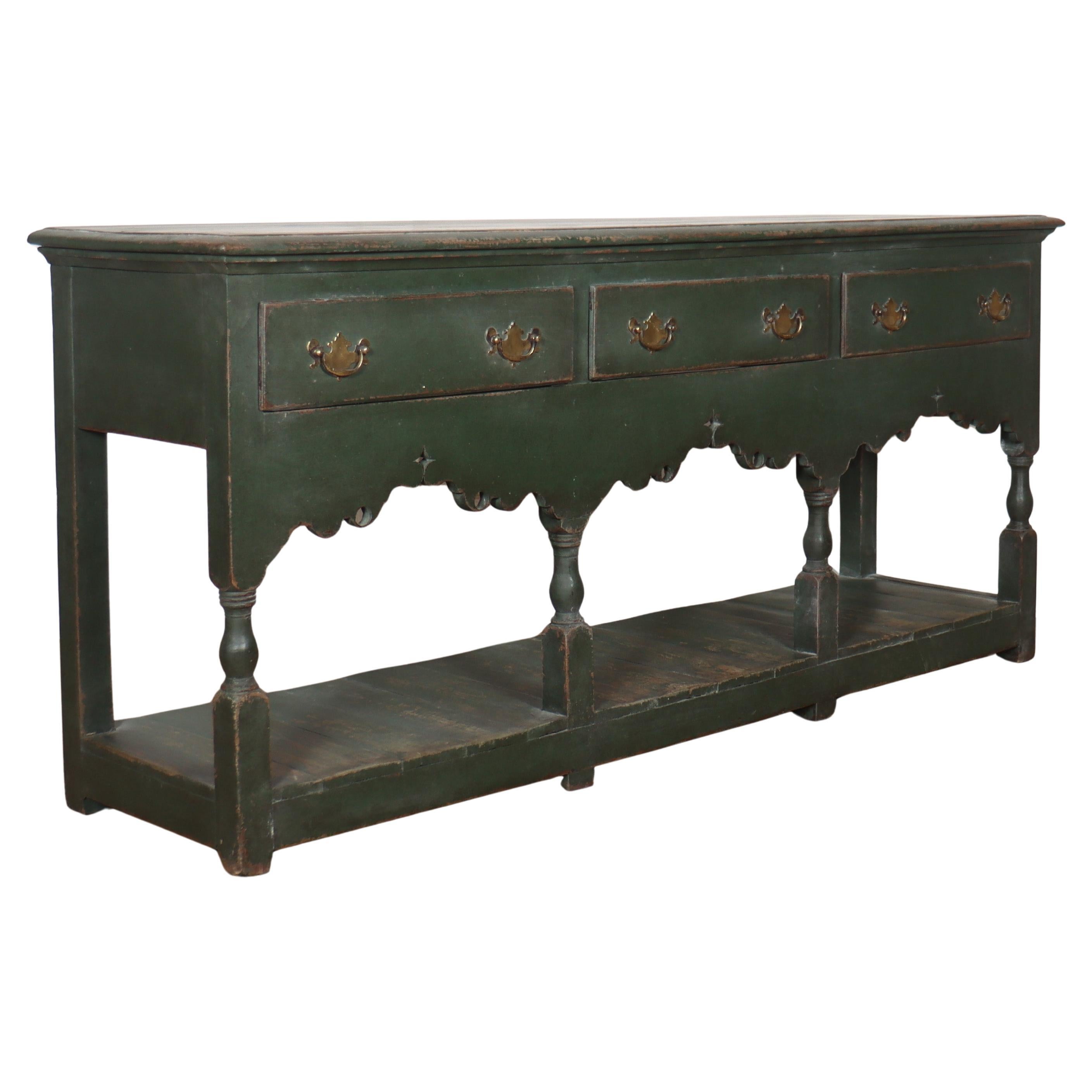18th Century Welsh Potboard Dresser Base