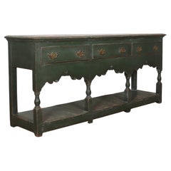 Base de commode galloise en carton du 18e siècle
