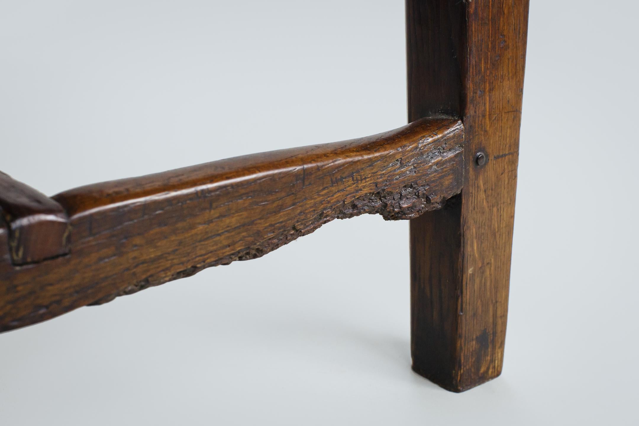 18th Century Welsh Single Plank Farmhouse Table in Oak For Sale 9