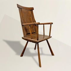Fauteuil vernaculaire gallois du XVIIIe siècle